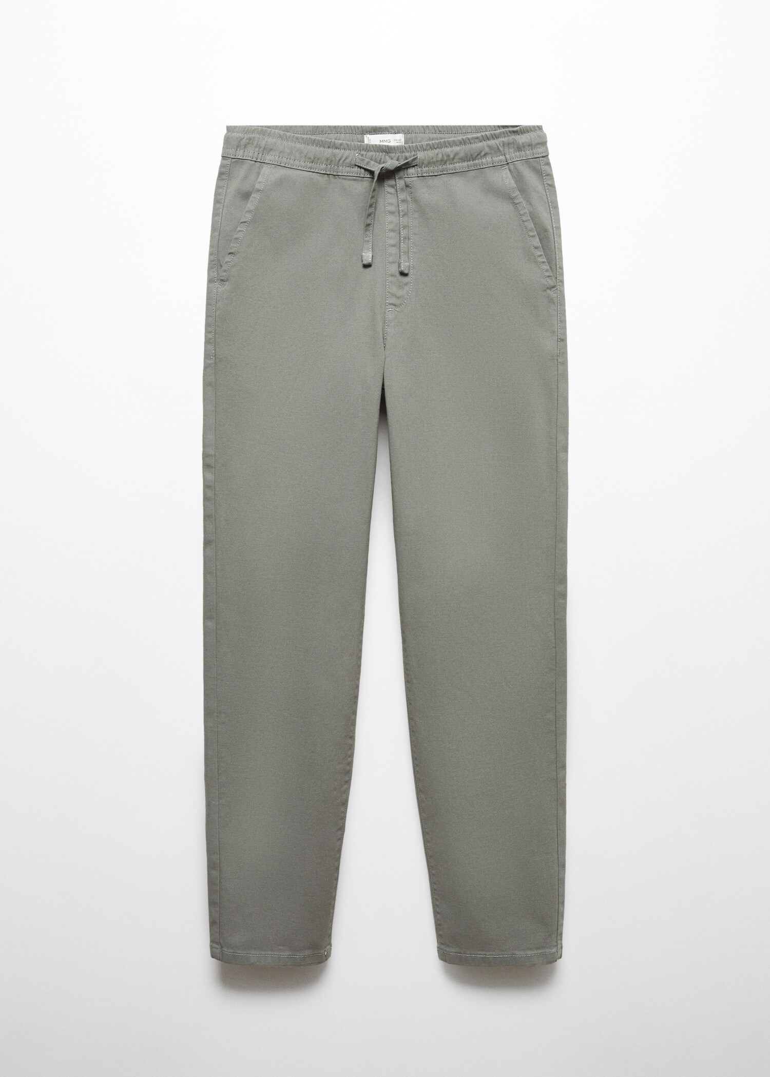 Pantalón recto cintura elástica - Artículo sin modelo