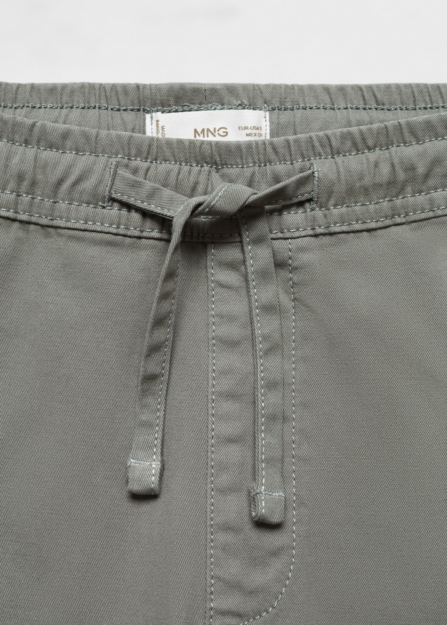 Pantalón recto cintura elástica - Detalle del artículo 8