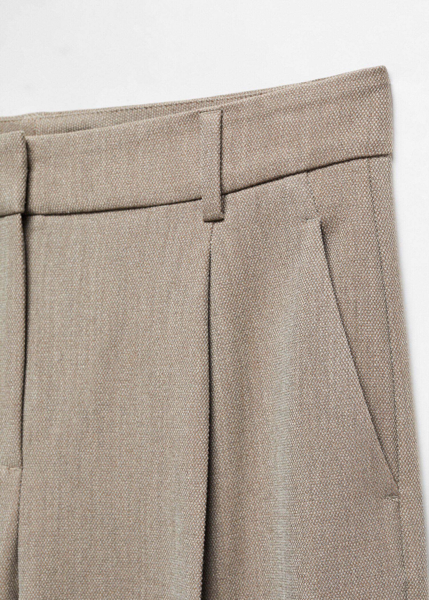 Straight-fit pleated trousers - Details of the article 8