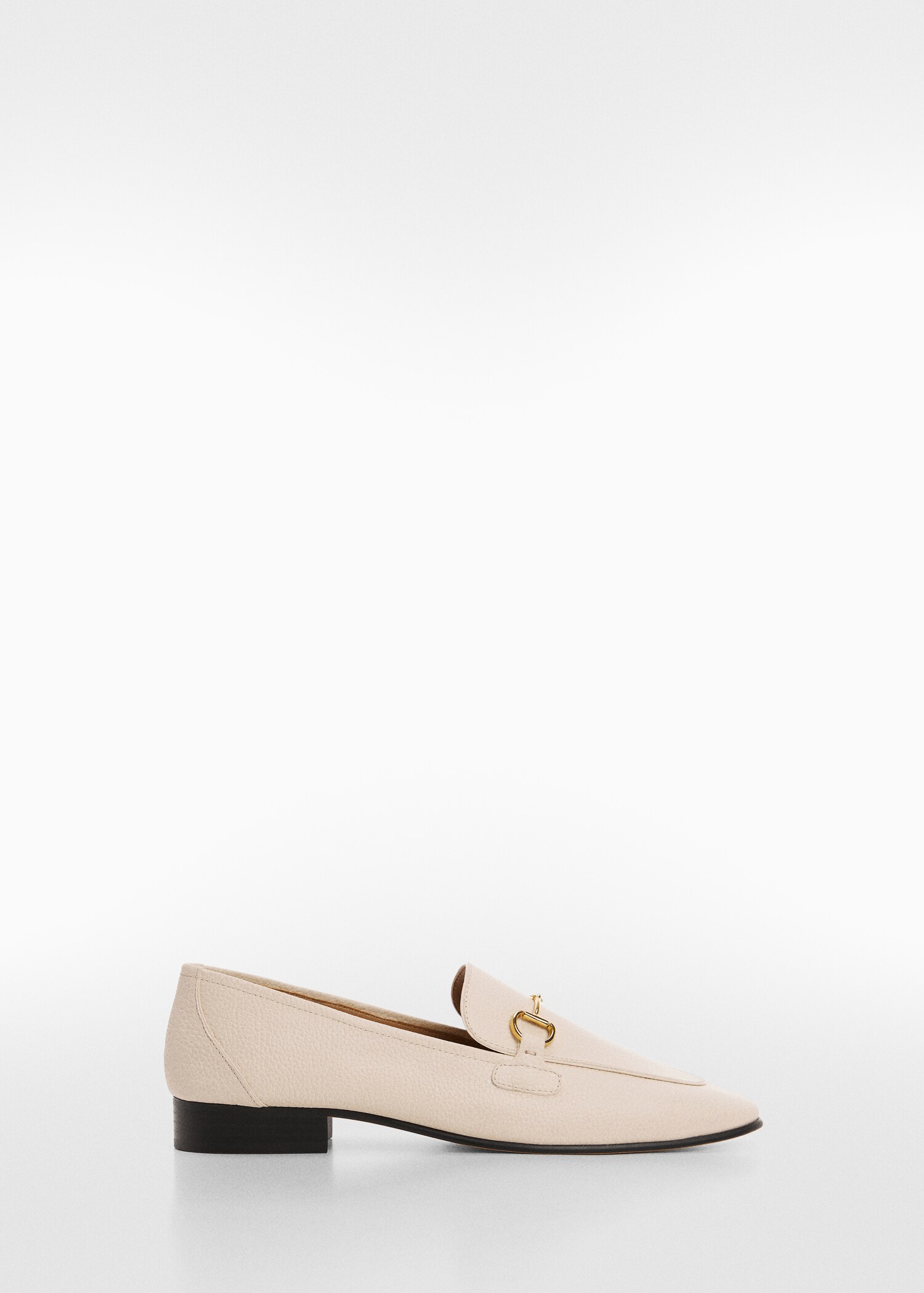 Leather loafers with metallic detail - Article without model