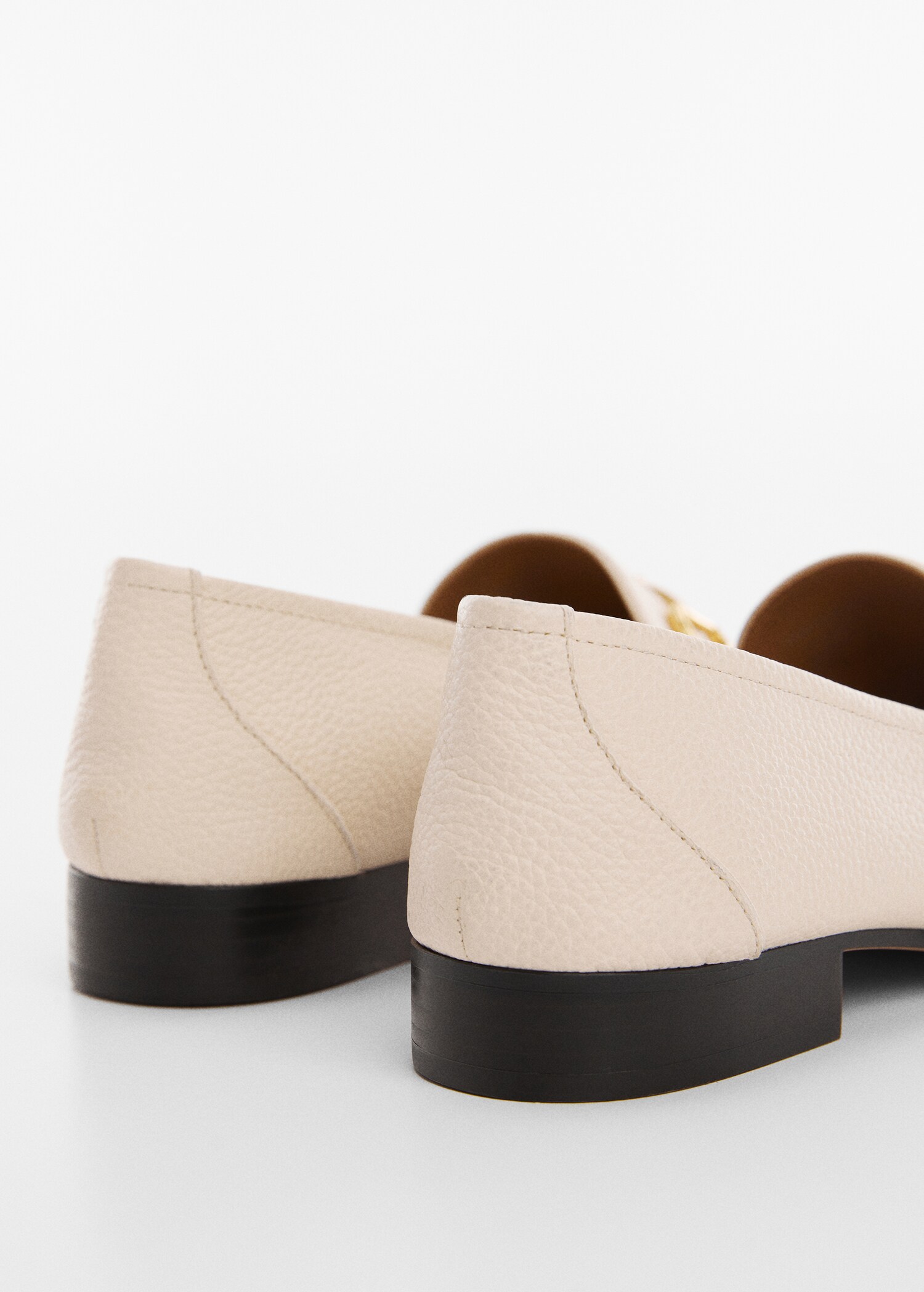 Leather loafers with metallic detail - Details of the article 1