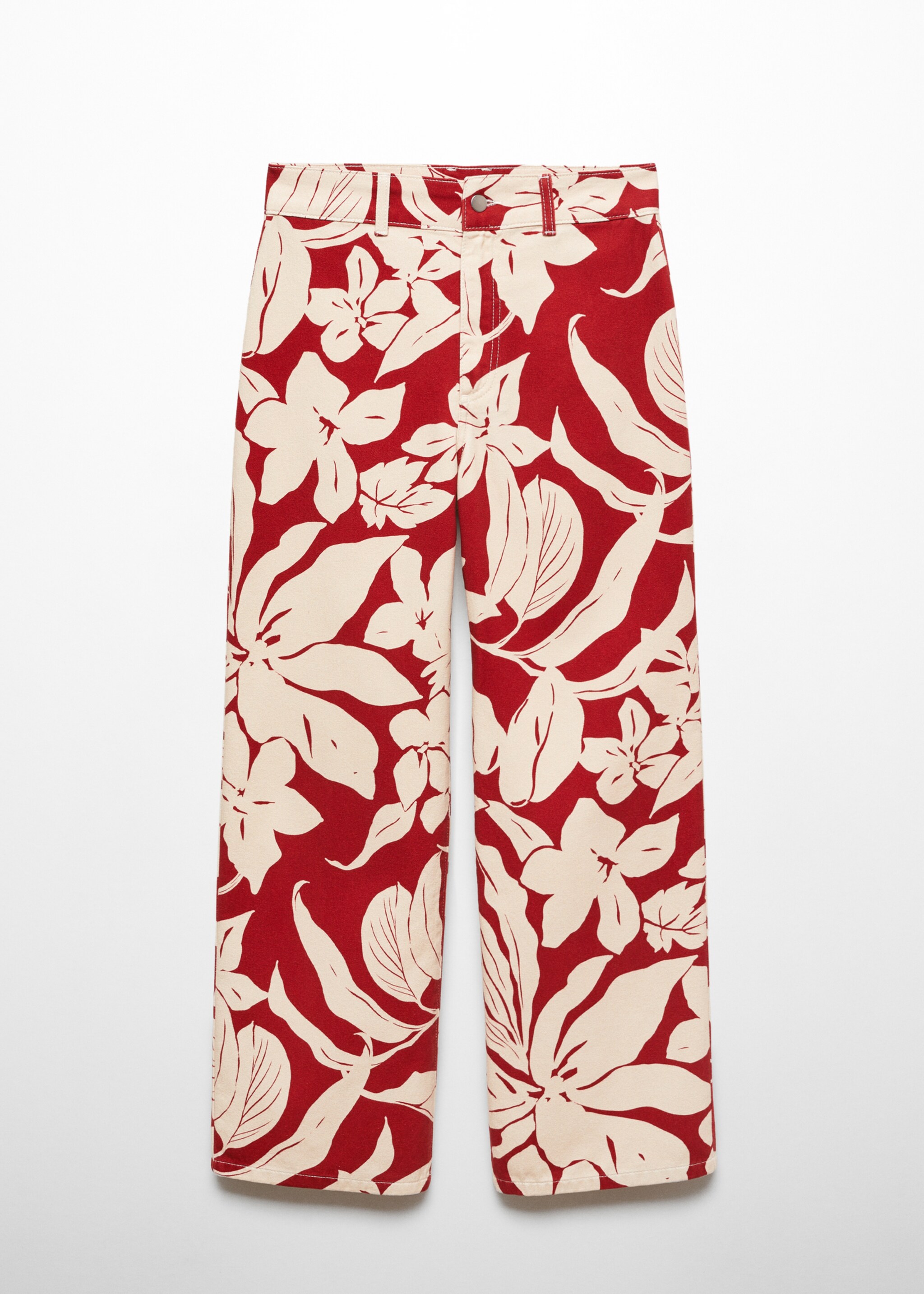 Gerade Print-Hose mit mittlerer Bundhöhe - Artikel ohne Model