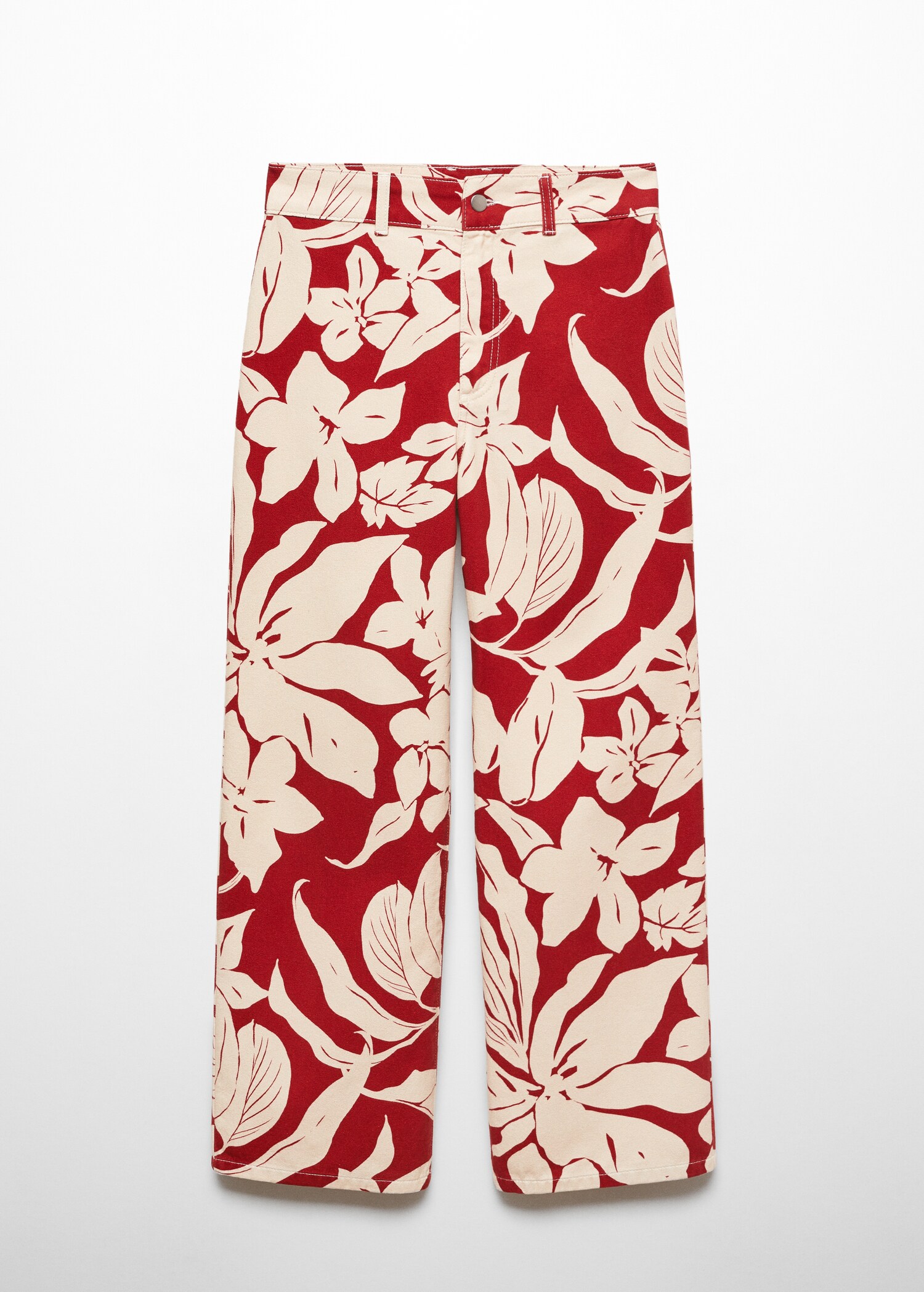 Gerade Print-Hose mit mittlerer Bundhöhe - Artikel ohne Model