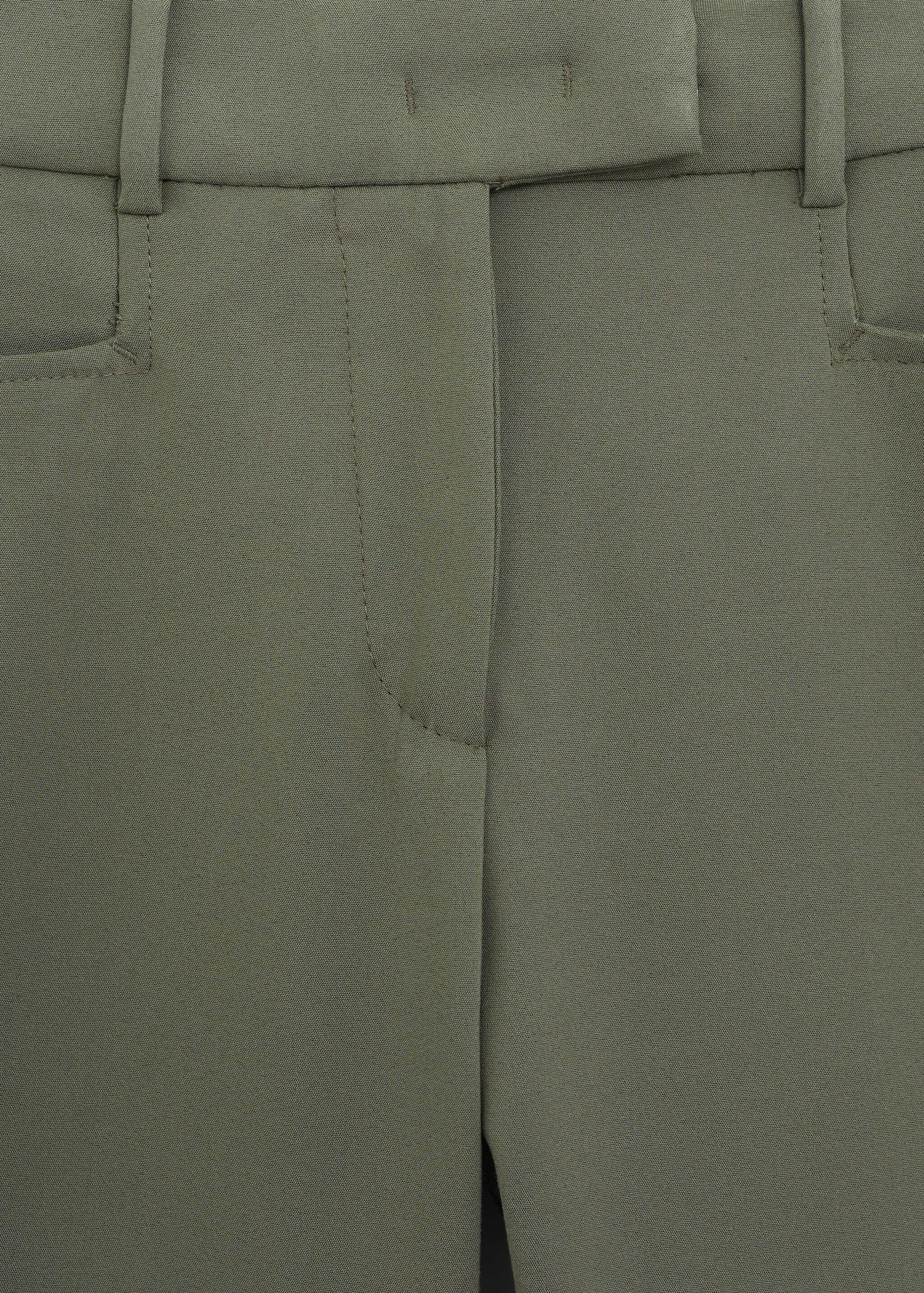 Cotton crop trousers - Details of the article 0