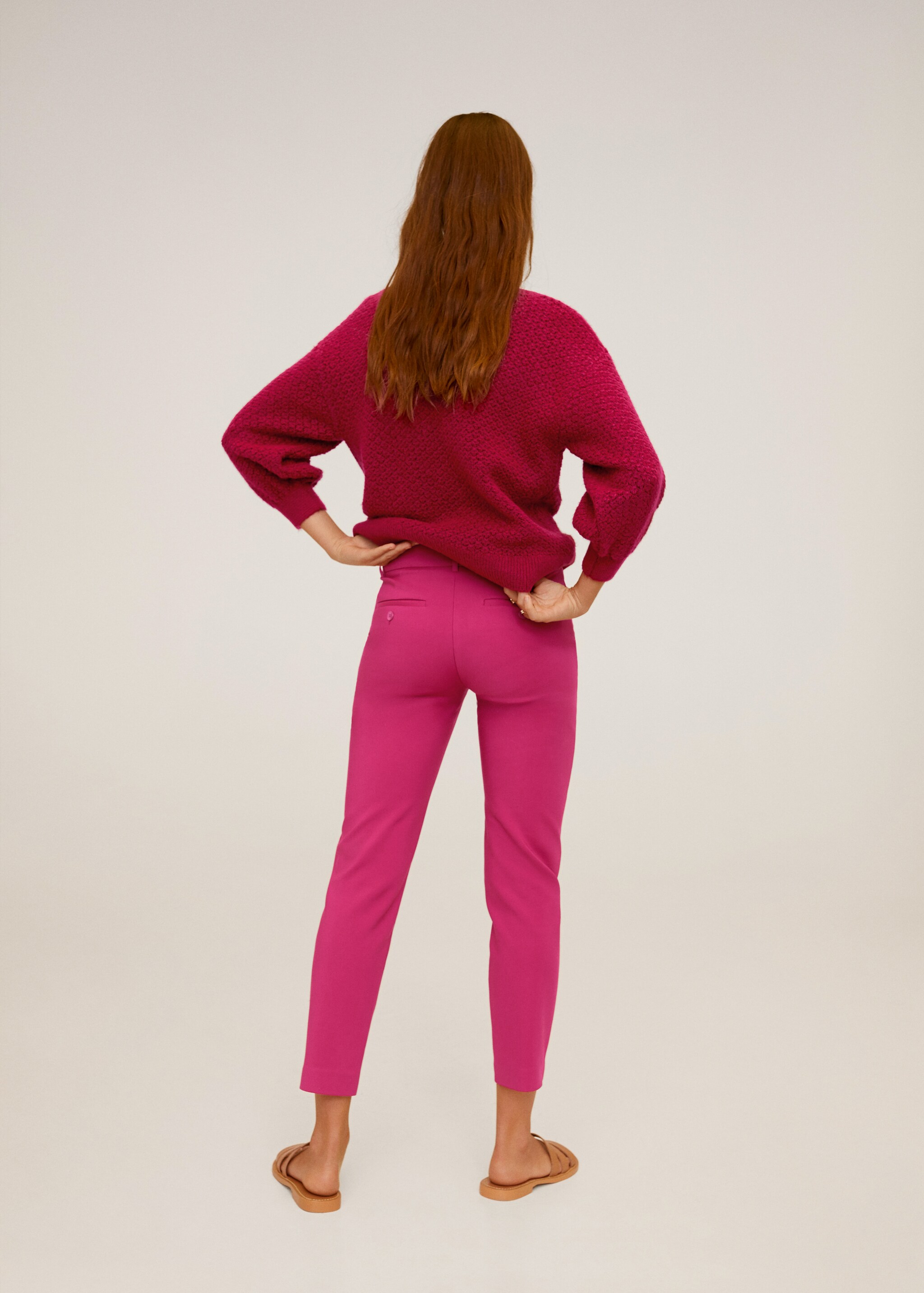 Pantalón crop algodón - Reverso del artículo