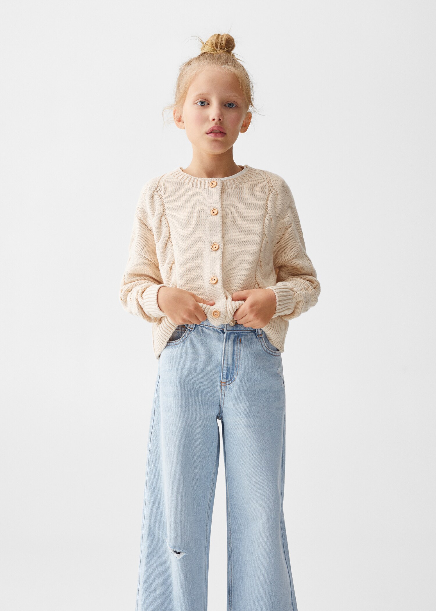 Jeans wide leg - Medium plane