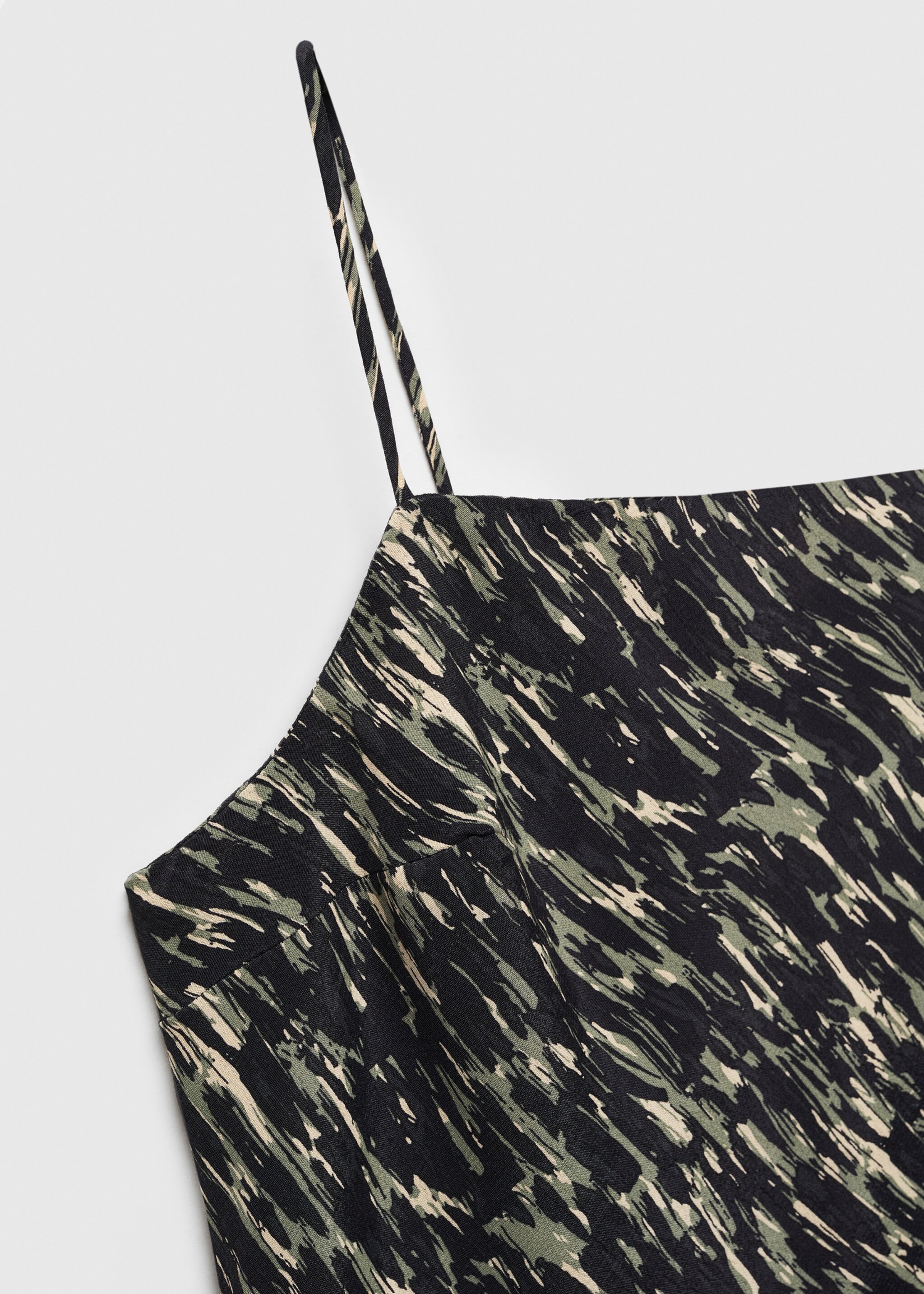Vestido estampado midi - Detalle del artículo 8