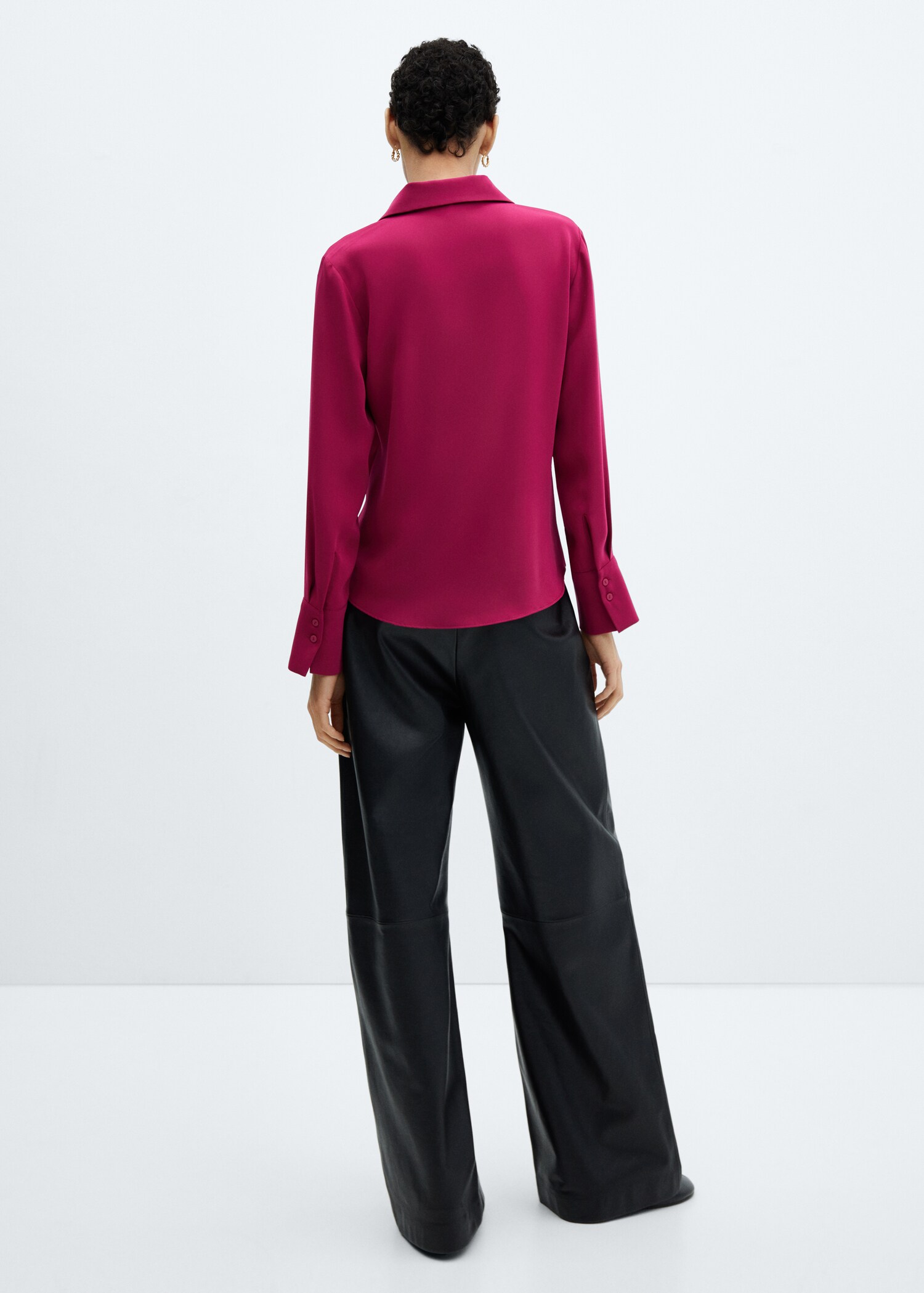 Flowy shirt with seam detail - Reverse of the article
