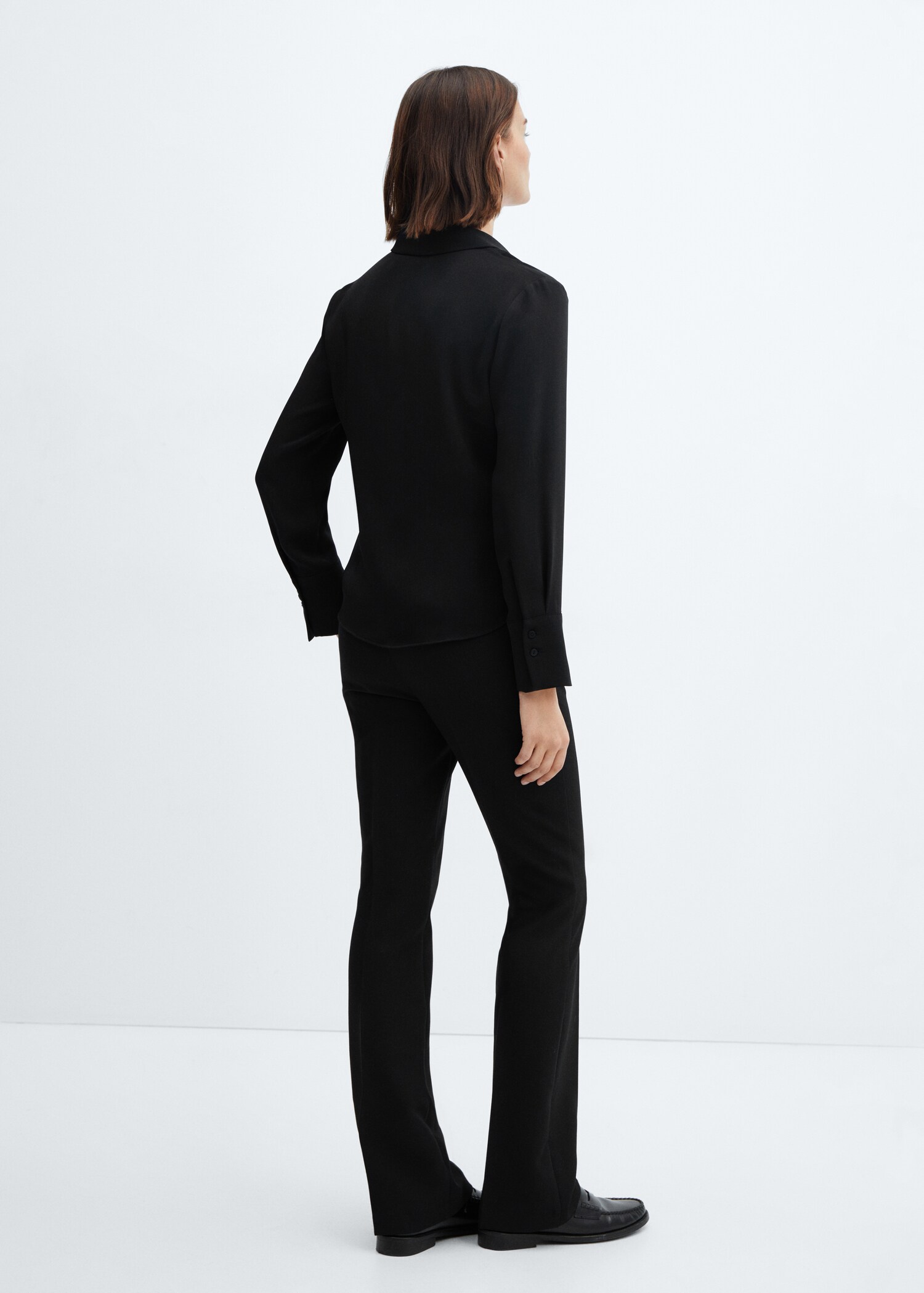 Flowy shirt with seam detail - Reverse of the article