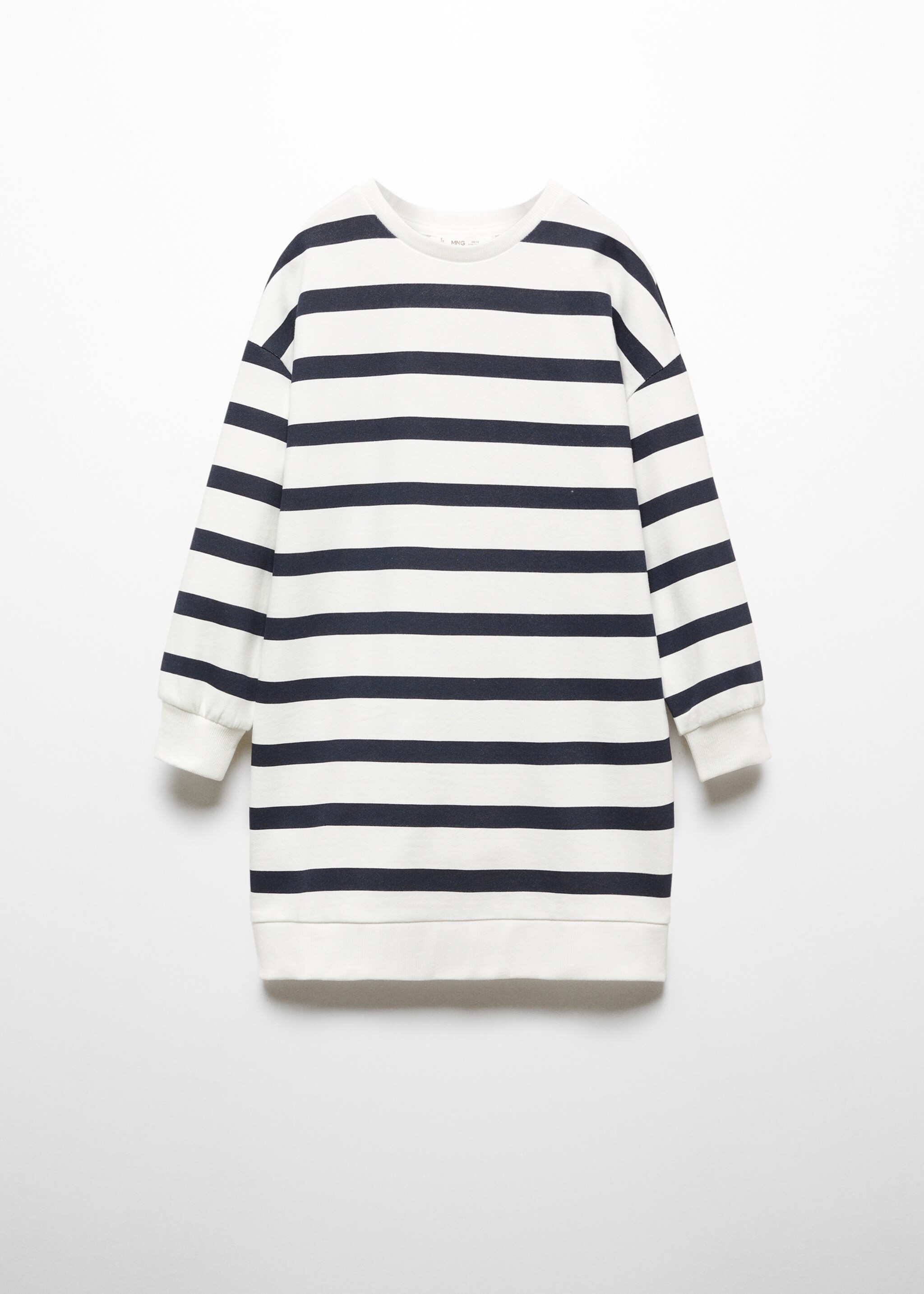 Striped sweatshirt dress - Article without model