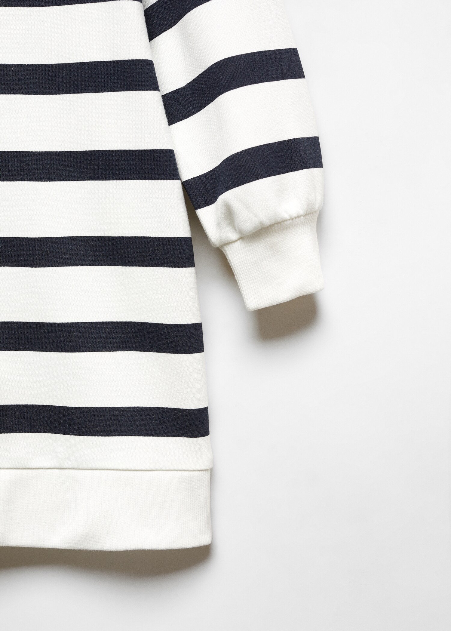 Striped sweatshirt dress - Details of the article 8