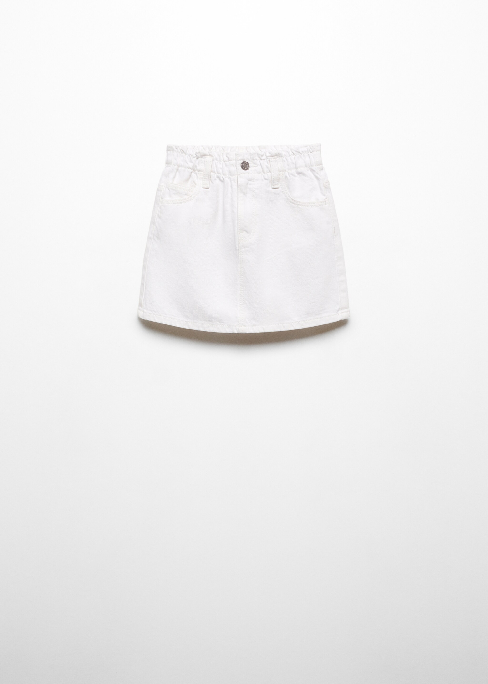 Paperbag denim skirt - Article without model