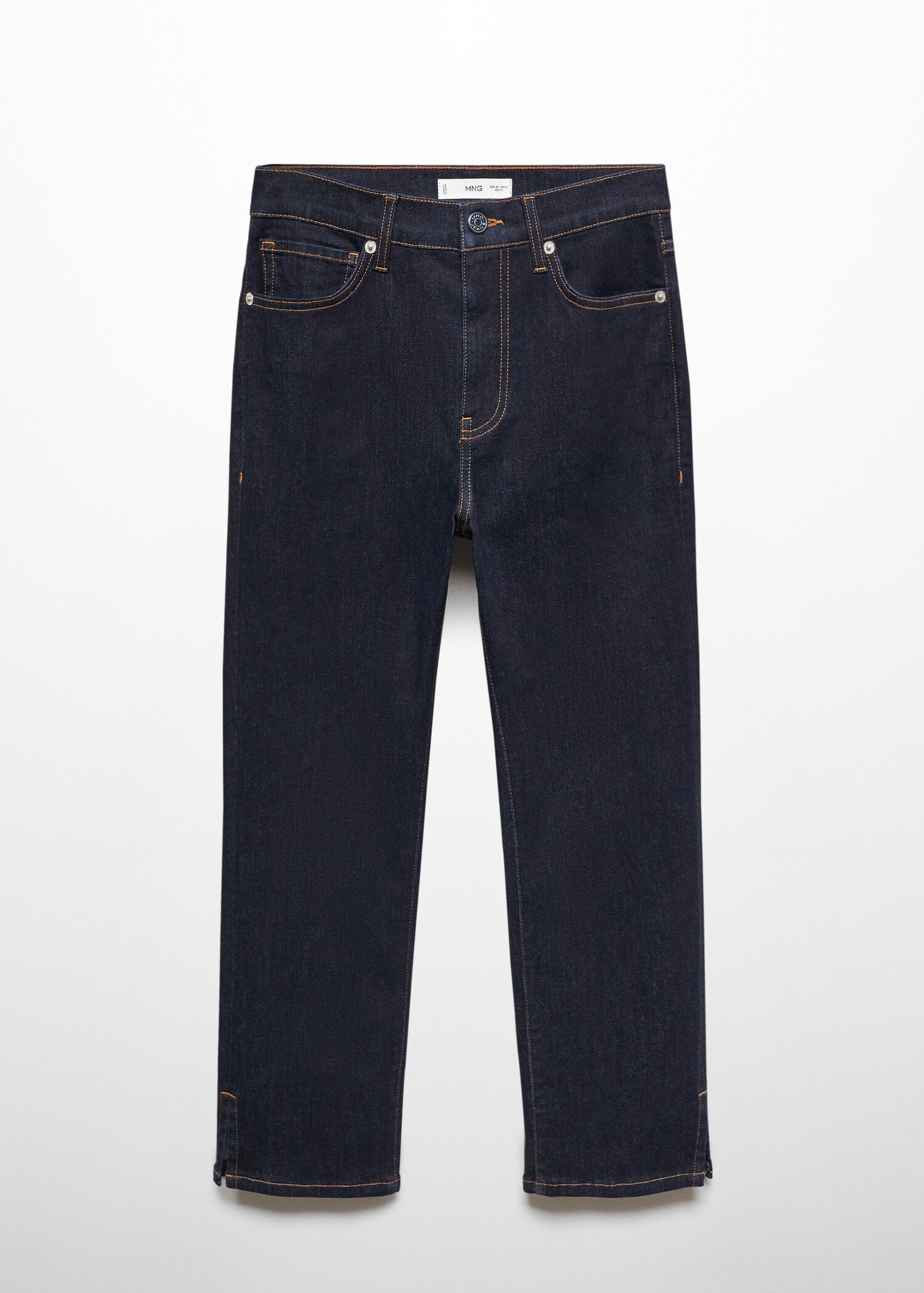Side opening capri jeans - Article without model