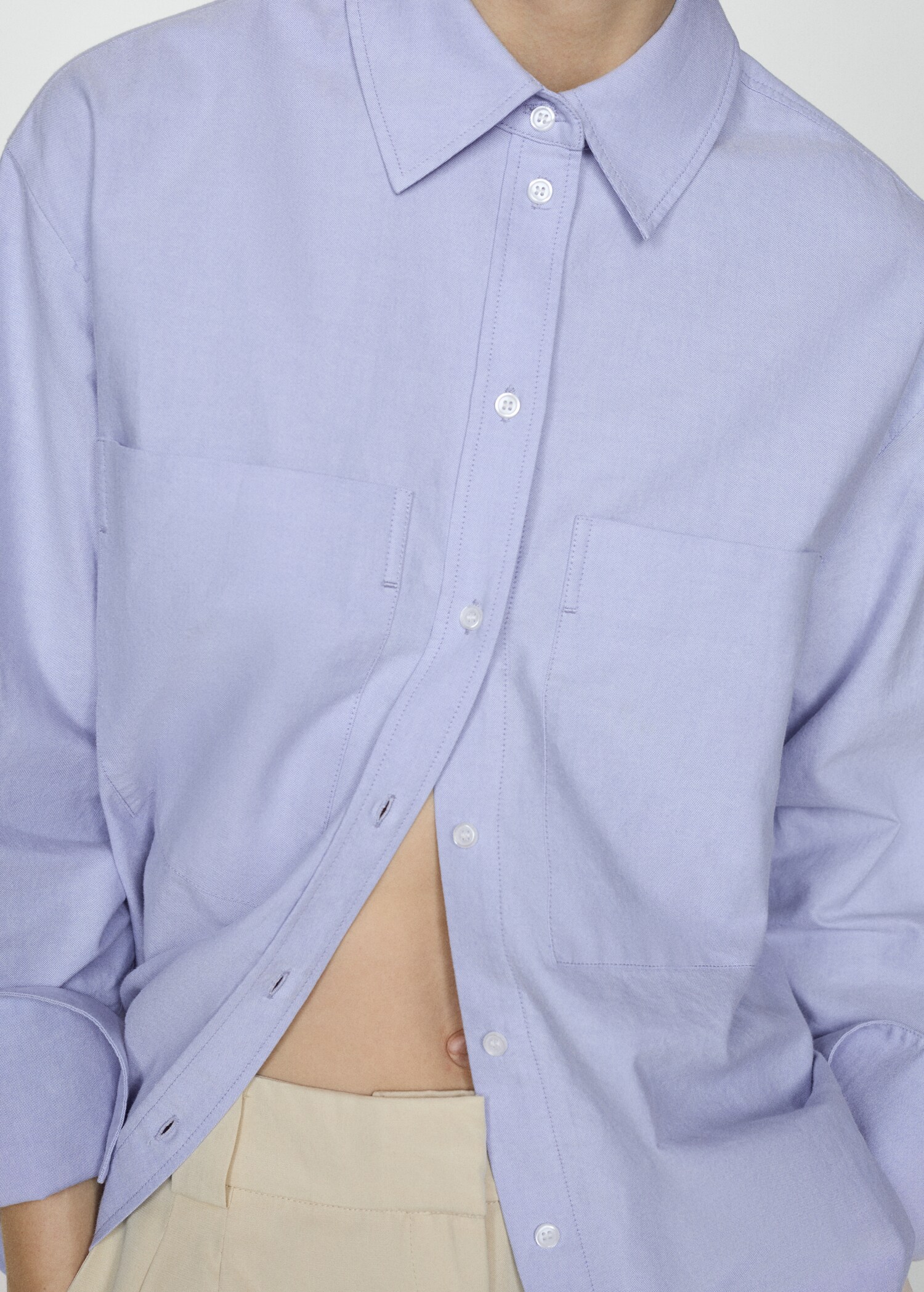 Chest-pocket cotton shirt - Details of the article 6