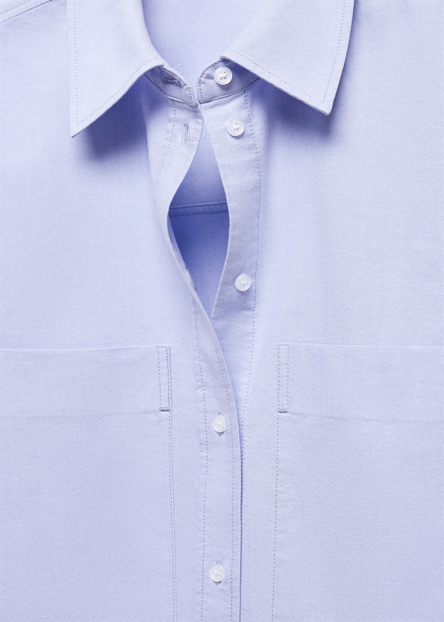 Chest-pocket cotton shirt - Details of the article 8