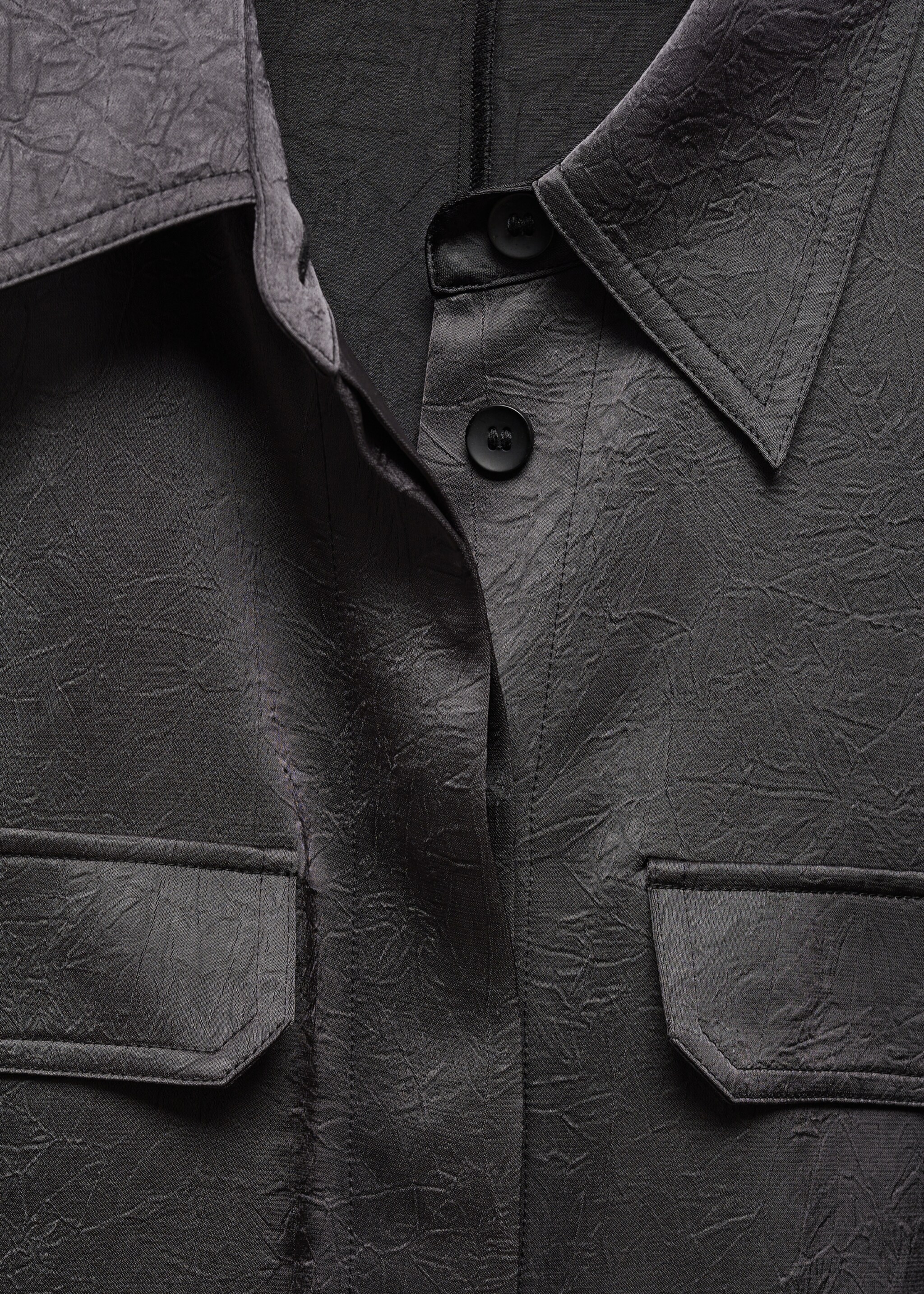 Satiniertes Hemdkleid - Detail des Artikels 8