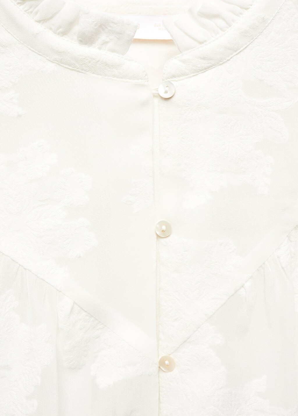Floral embroidery blouse - Women | MANGO OUTLET USA Floral embroidery blouse - Women | MANGO OUTLET USA