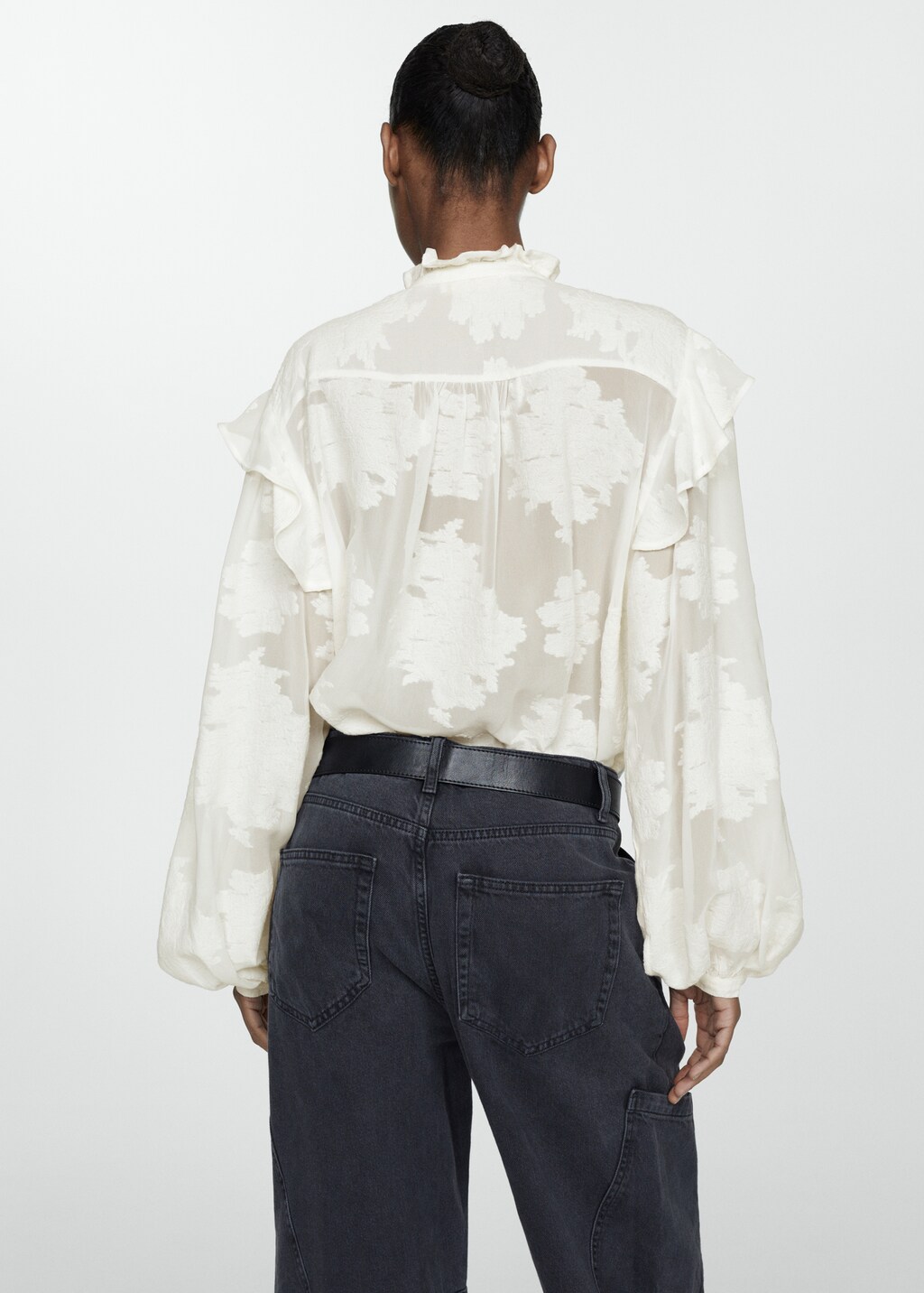 Floral embroidery blouse - Women | MANGO OUTLET USA Floral embroidery blouse - Women | MANGO OUTLET USA