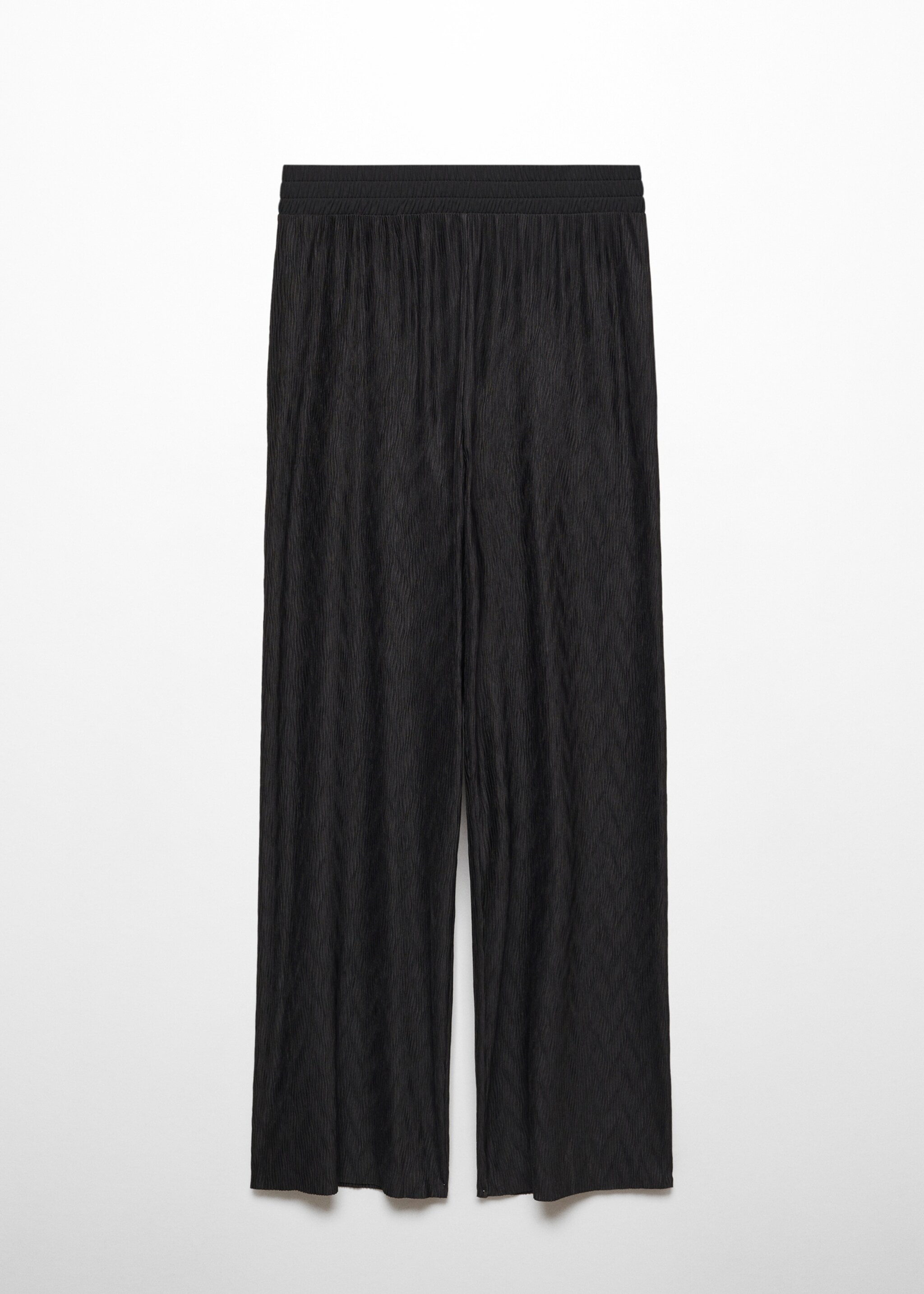 Textured wideleg trousers - Article without model