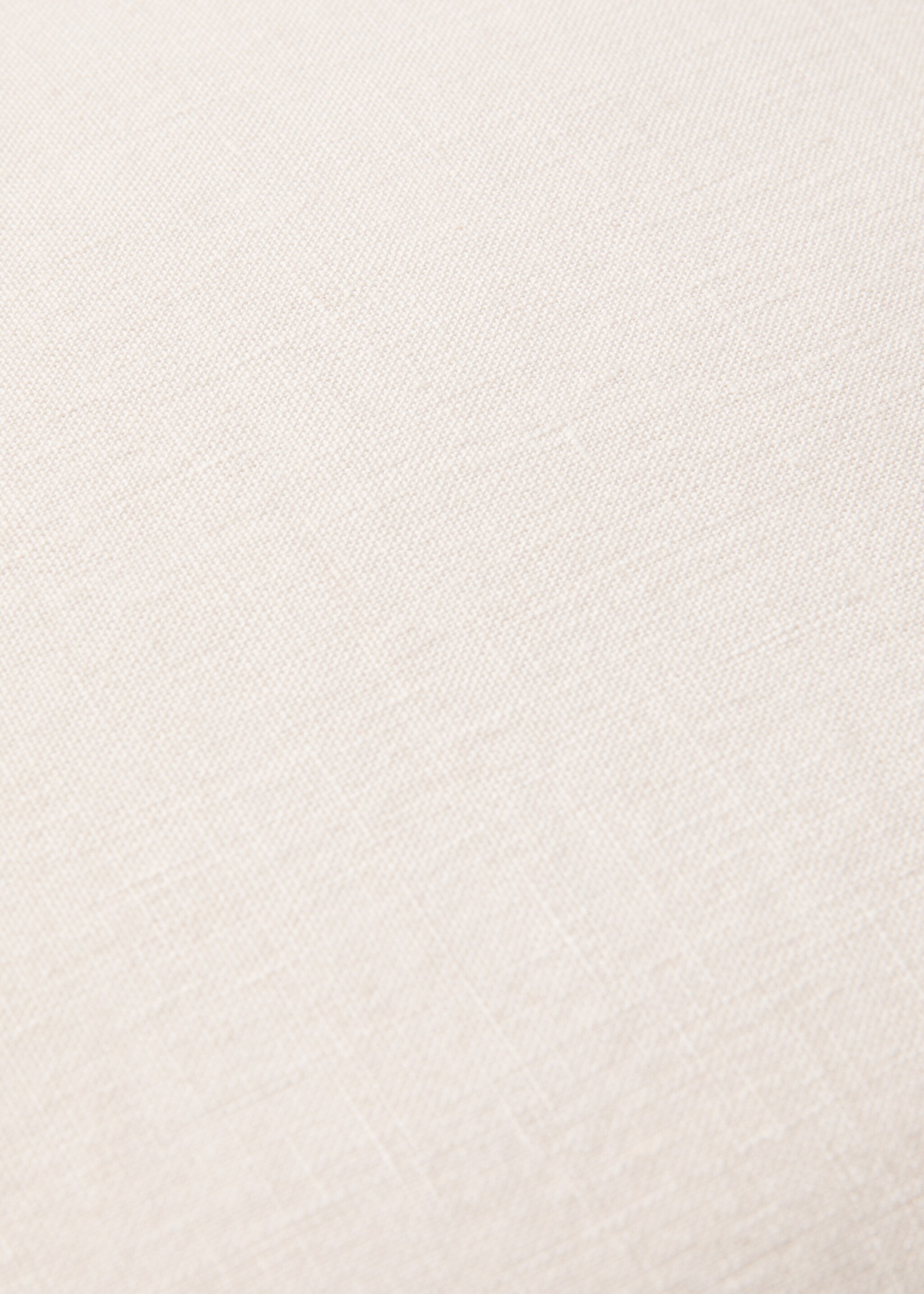 100% linen cushion cover with piping 60x60cm - Details of the article 3