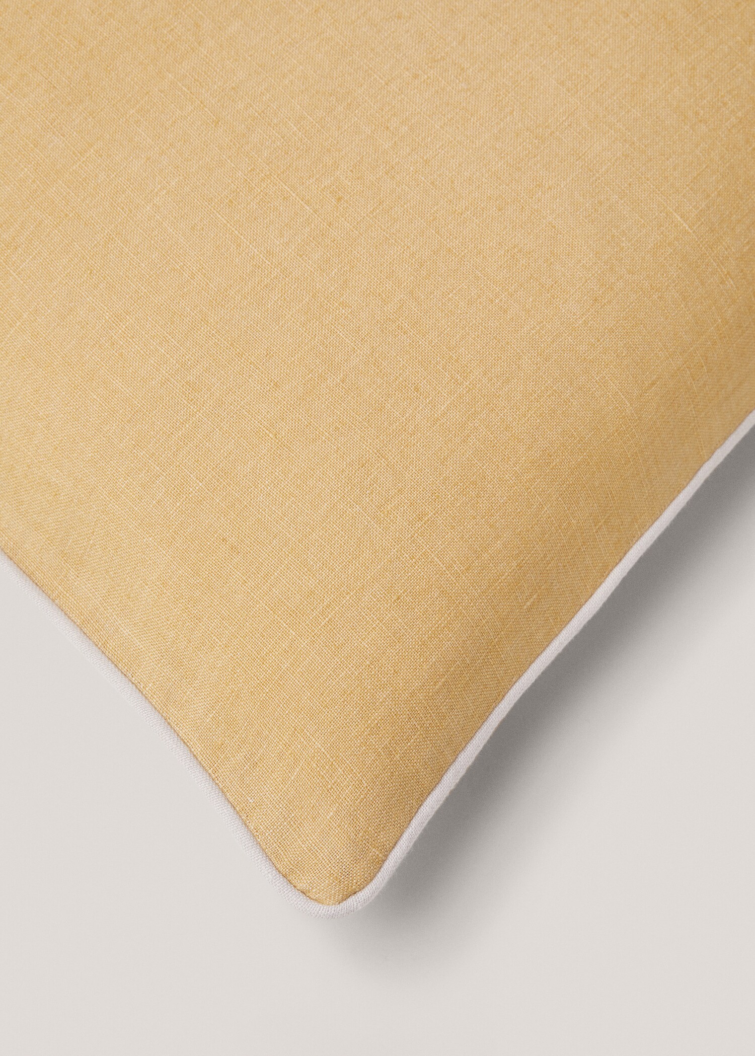 Kuddfodral 100% linne piping 60x60 cm - Detaljer om artikeln 3