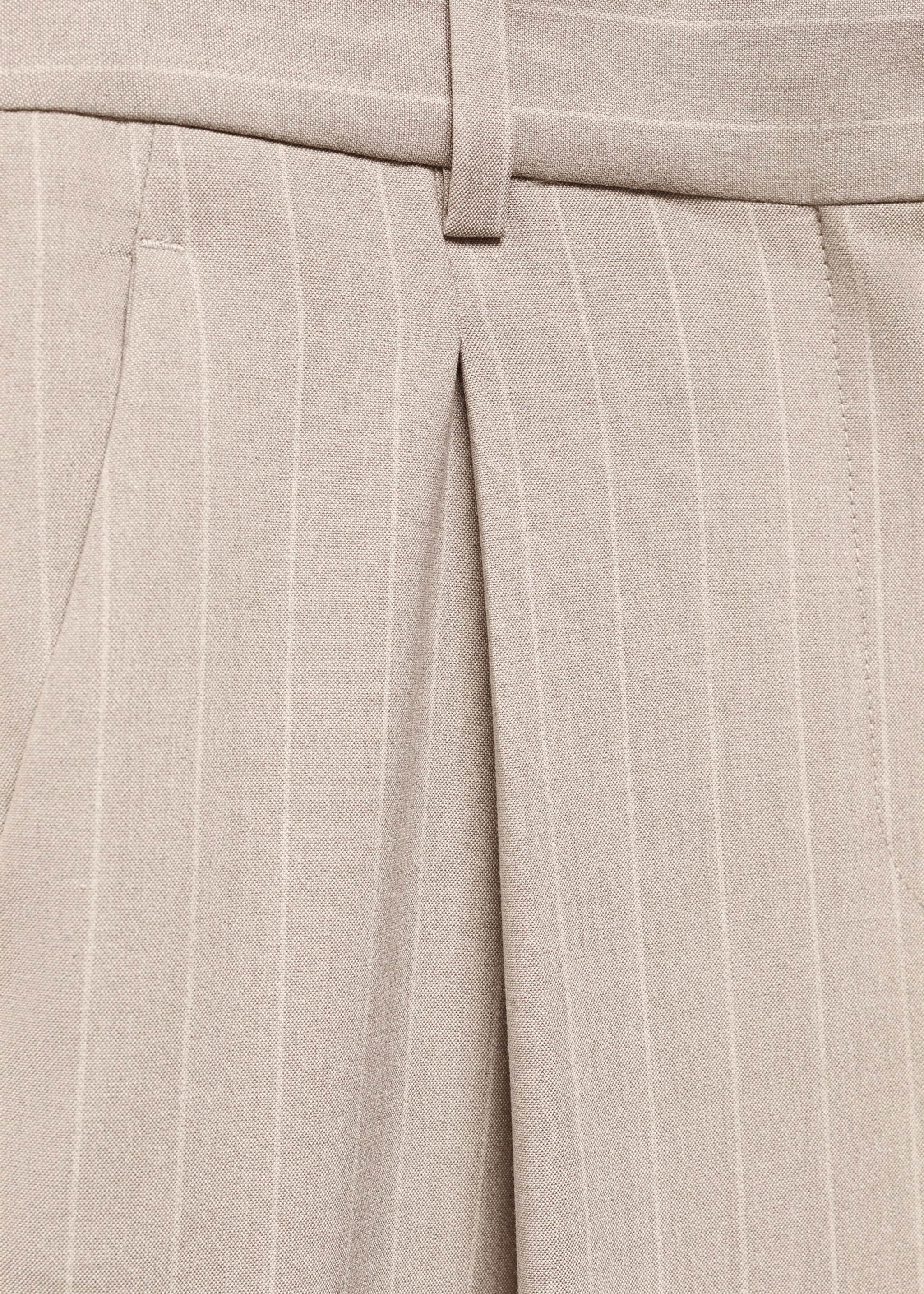 Pinstripe suit trousers - Details of the article 8