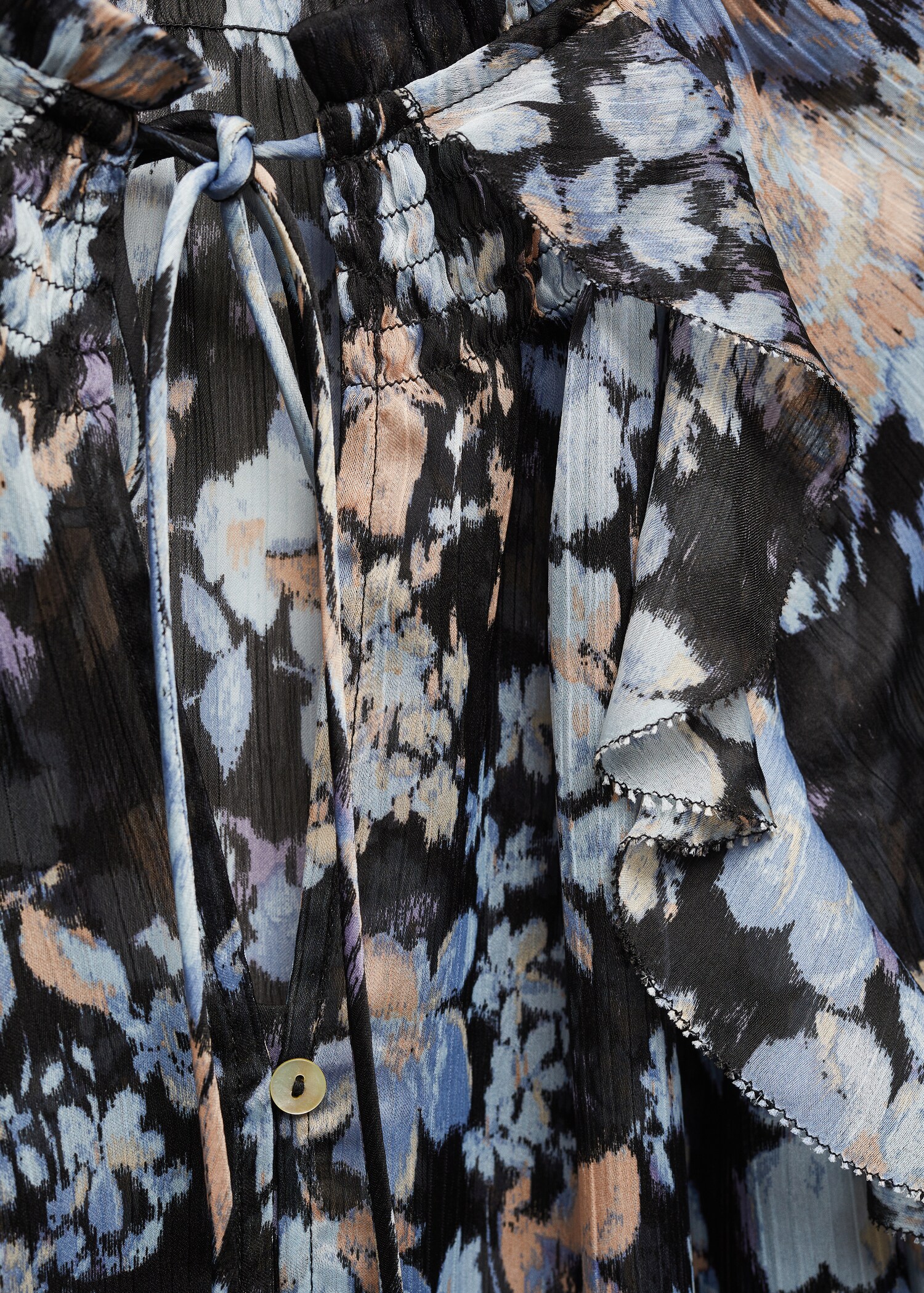 Blusa fluida estampado floral - Detalle del artículo 8