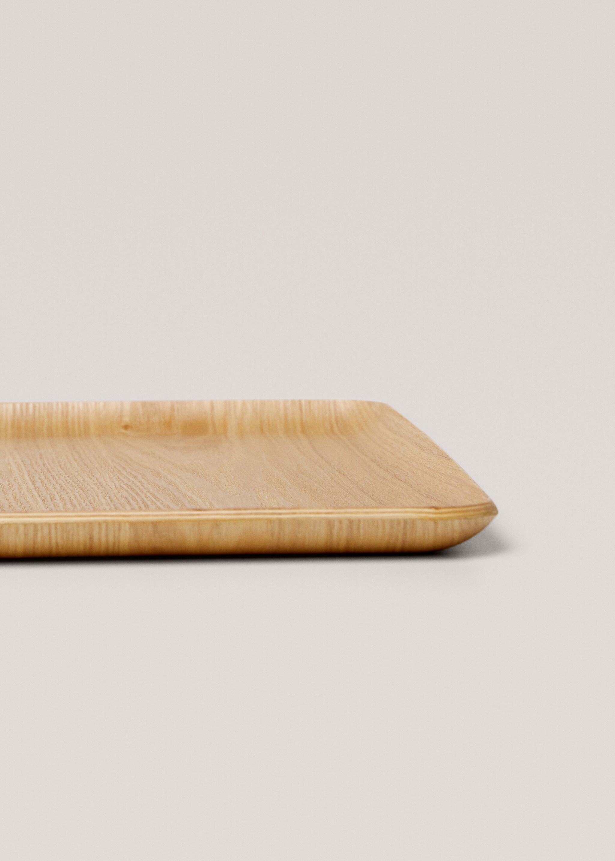 Rectangular wooden tray 33x23cm - Details of the article 1, Brown. Ref: 67074058-00.