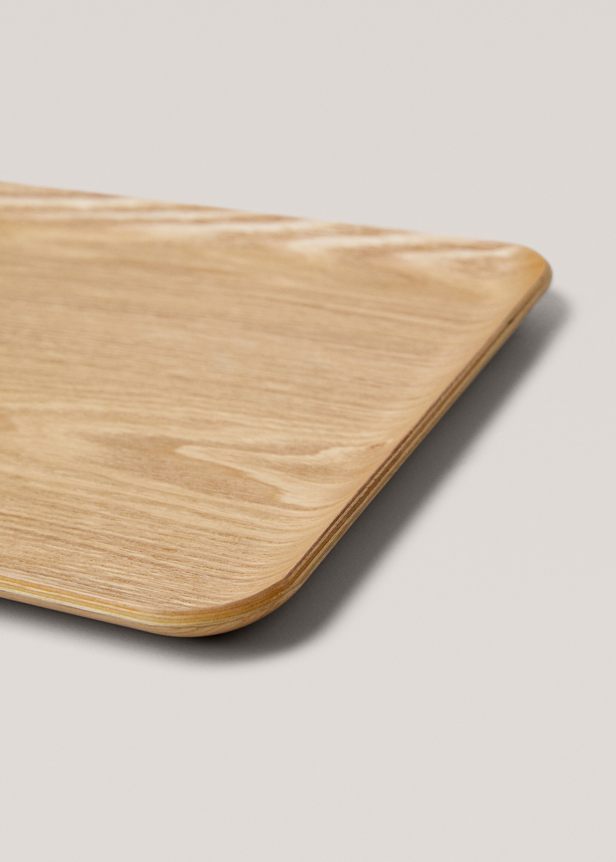 Rectangular wooden tray 33x23cm - Details of the article 2, Brown. Ref: 67074058-00.