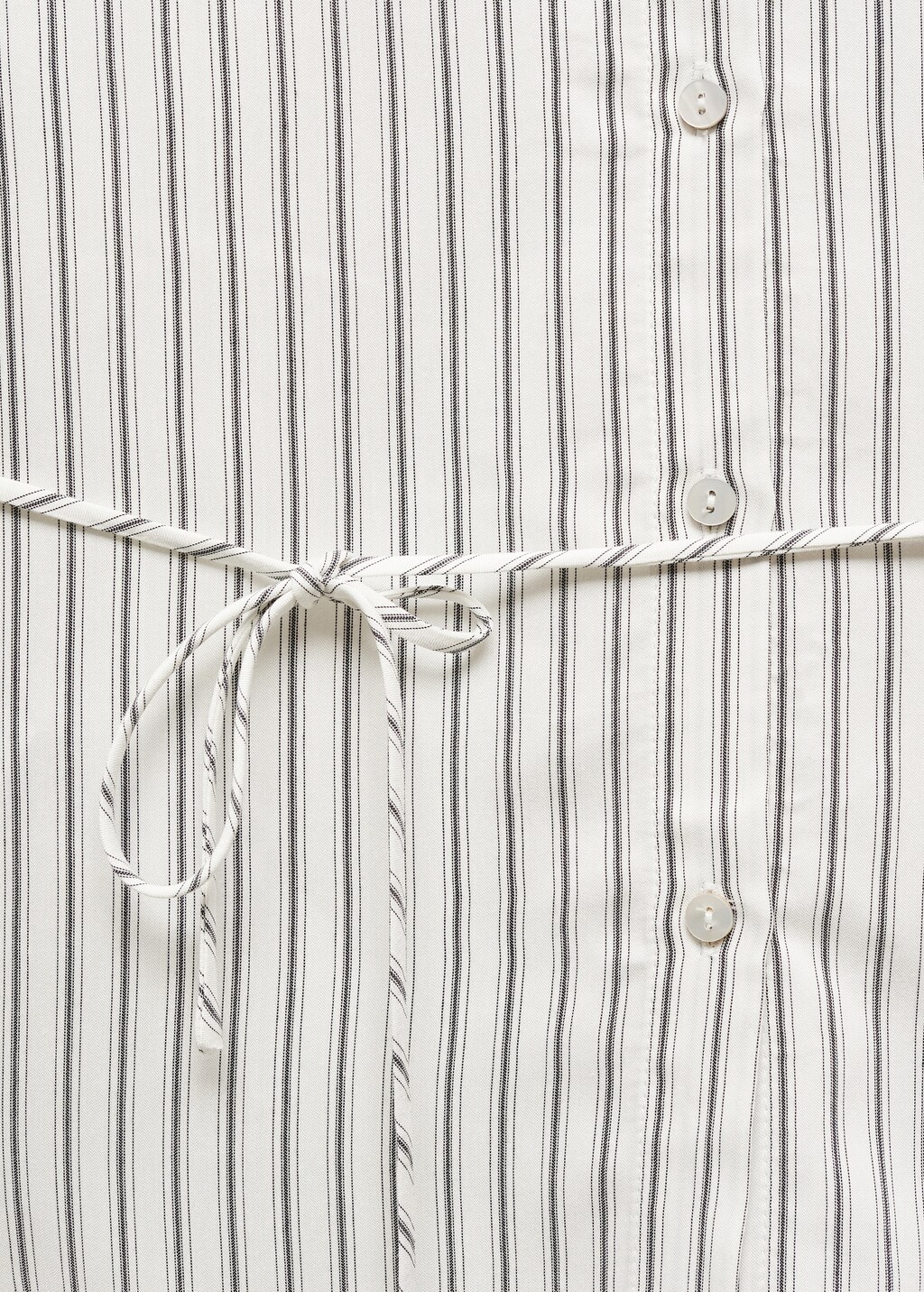 Striped bow blouse - Women | MANGO OUTLET USA