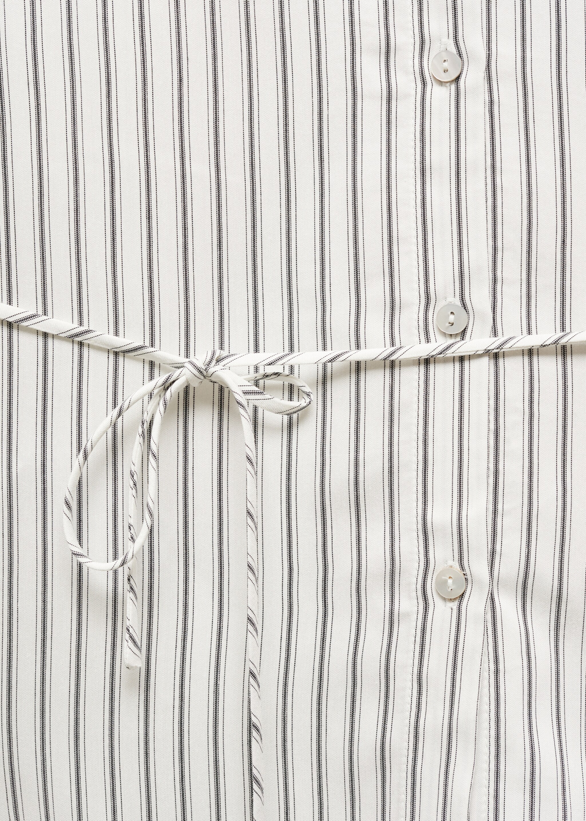 Striped bow blouse - Details of the article 8
