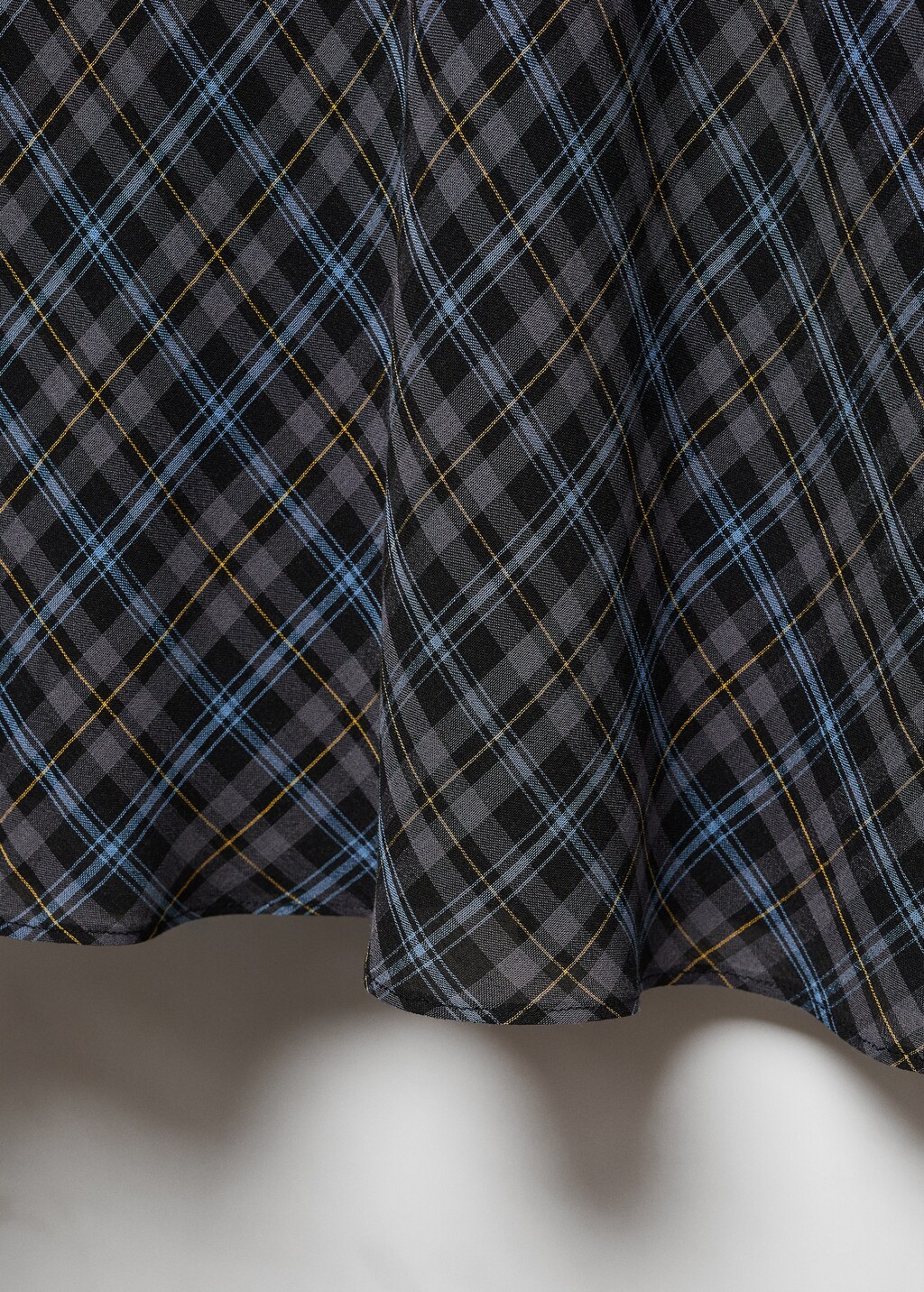 Checked long skirt - Women | MANGO OUTLET USA