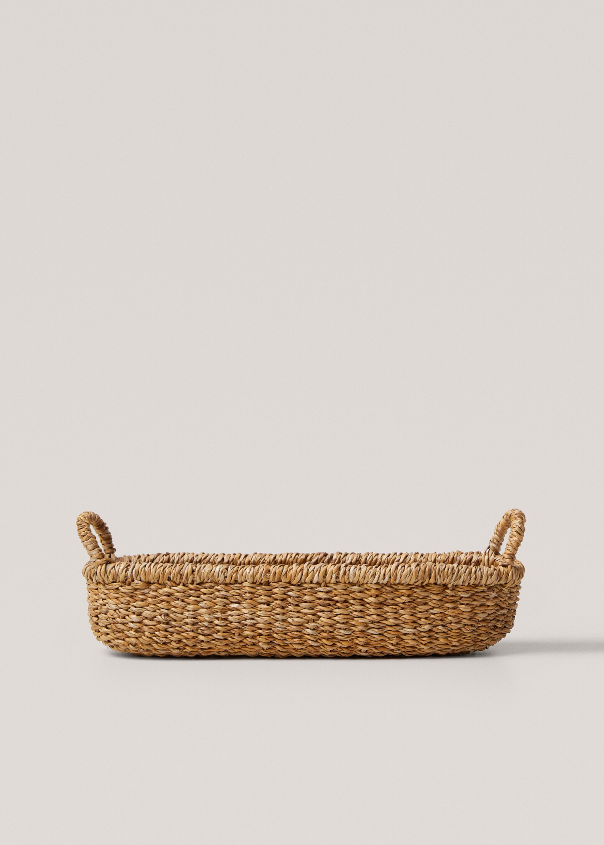 Cesta retangular com asas - Artigo sem modelo, Castanho. Ref: 67074065-00.