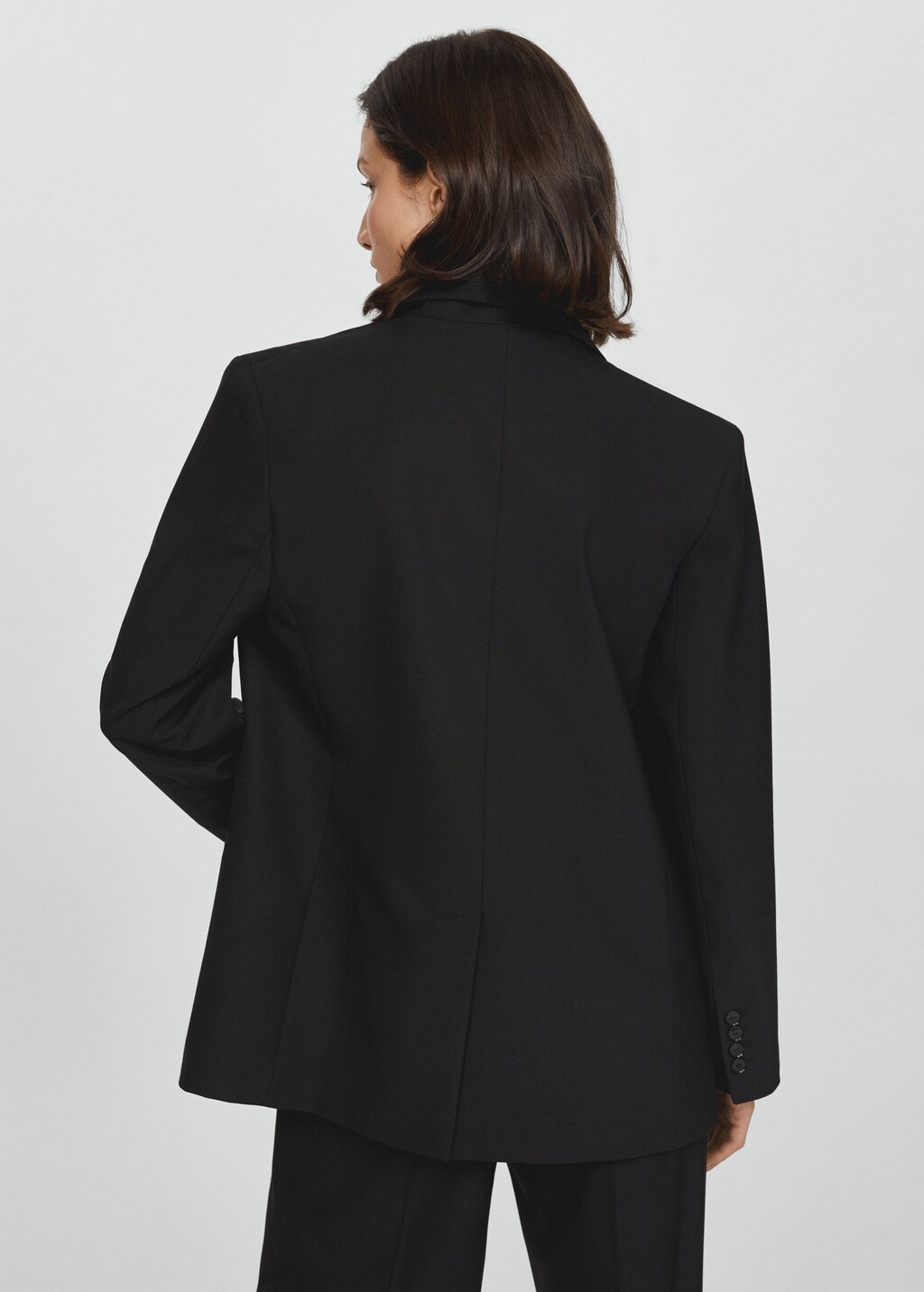 Suit jacket with buttons - Women | MANGO OUTLET USA