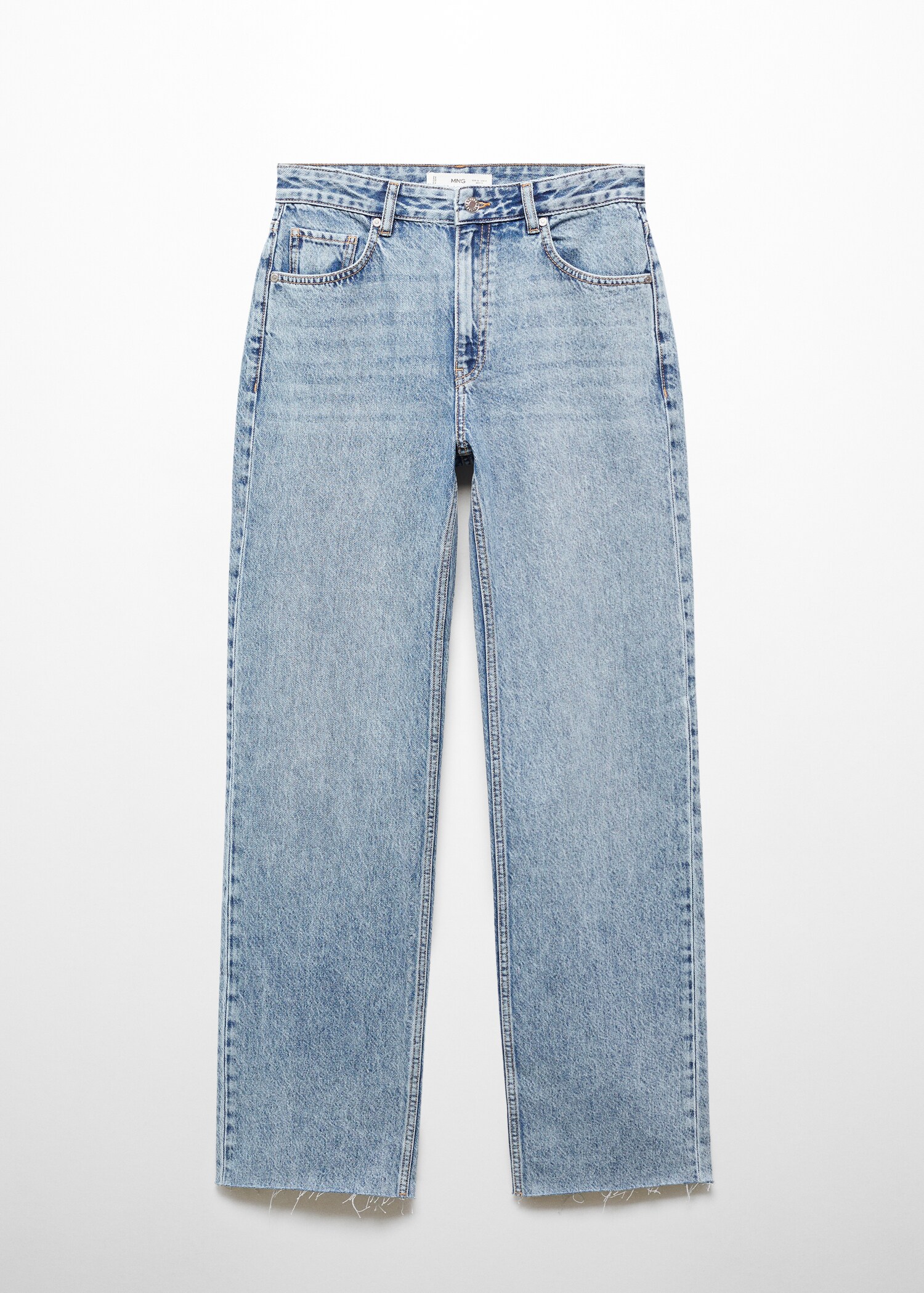 Wideleg-Jeans mit mittlerer Bundhöhe - Artikel ohne Model