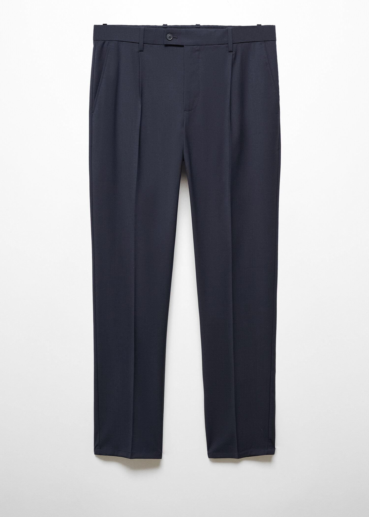 Cold wool trousers with pleat detail - Article without model