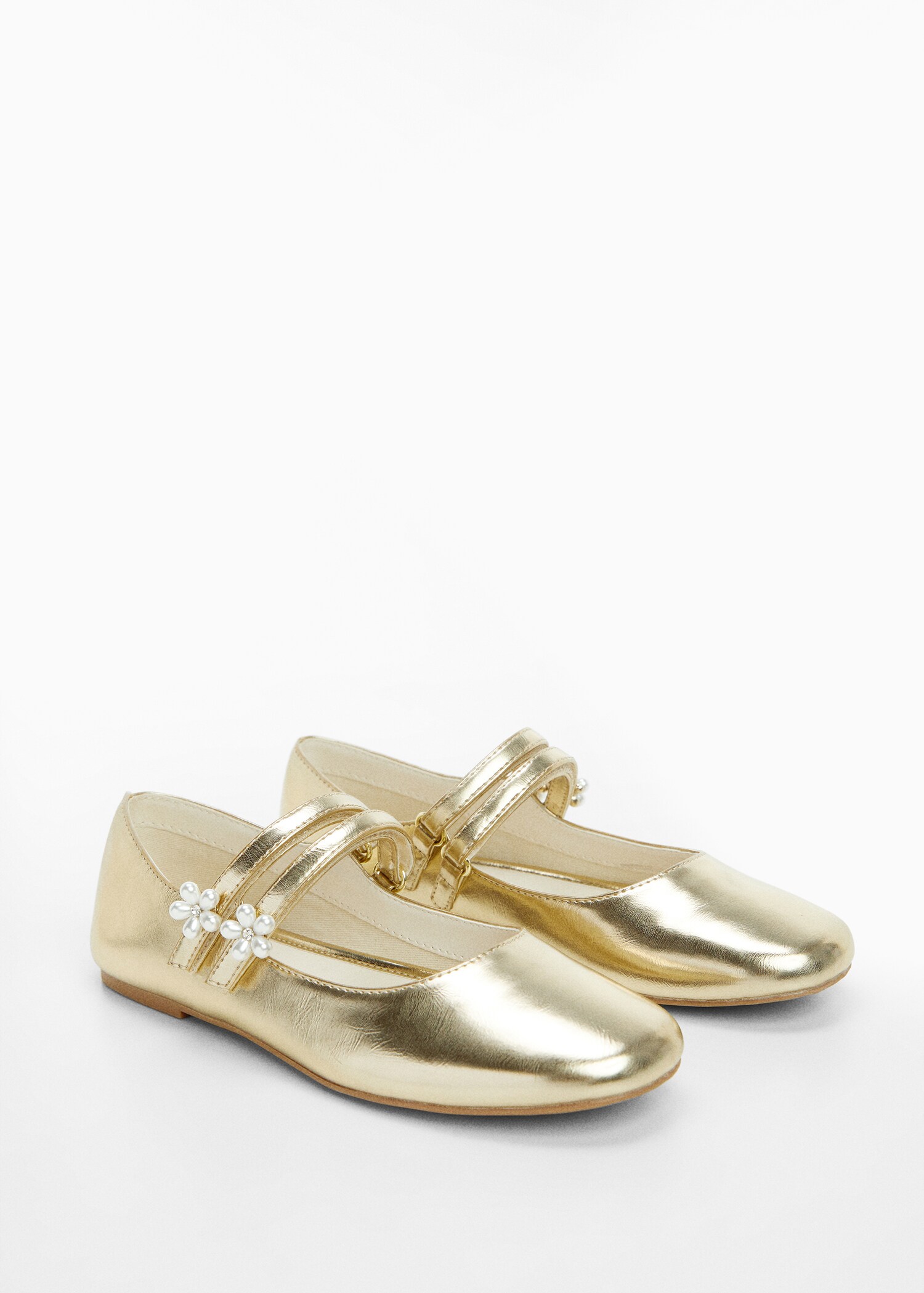 Metallic ballet flats - Medium plane