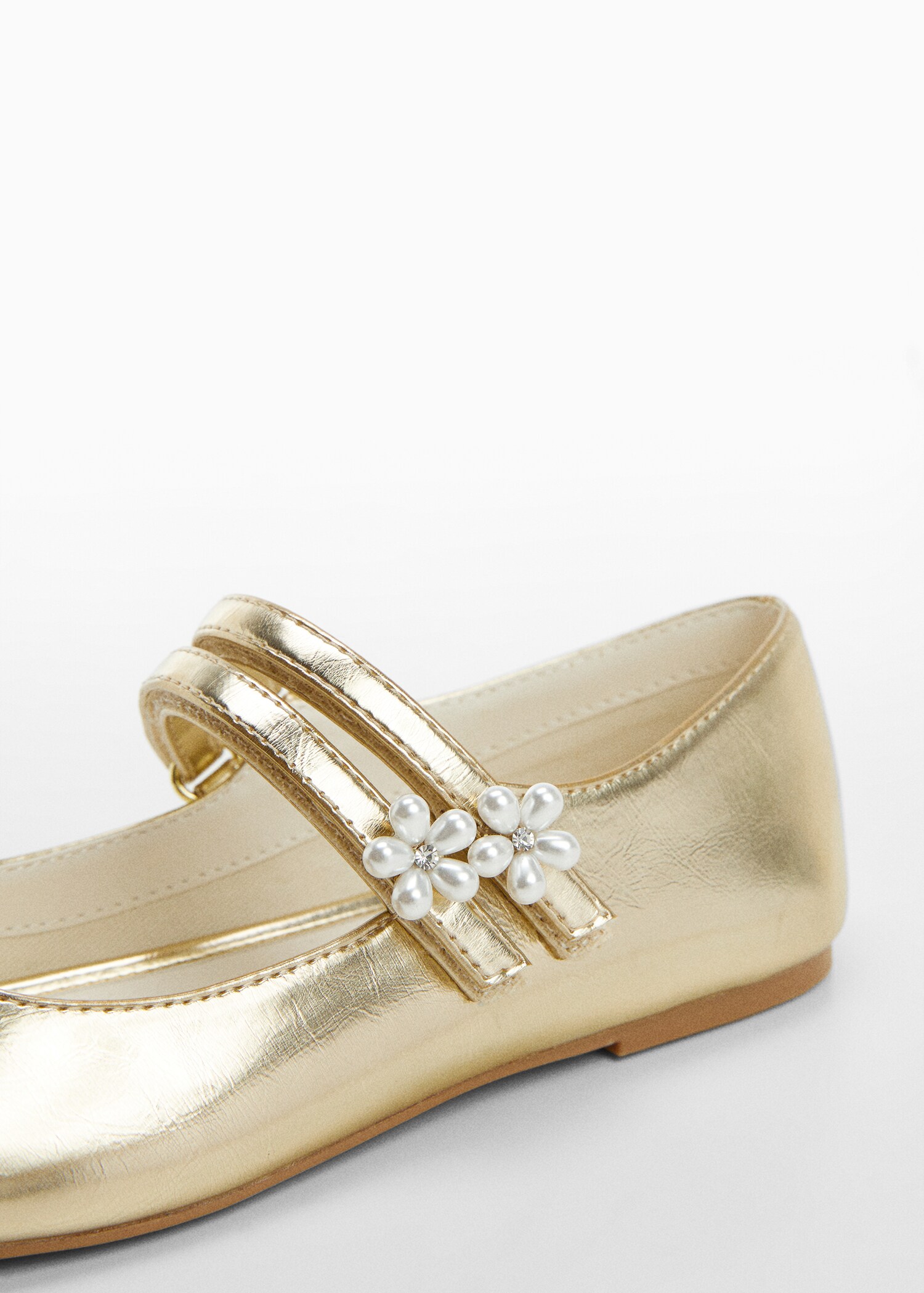 Metallic ballet flats - Details of the article 1