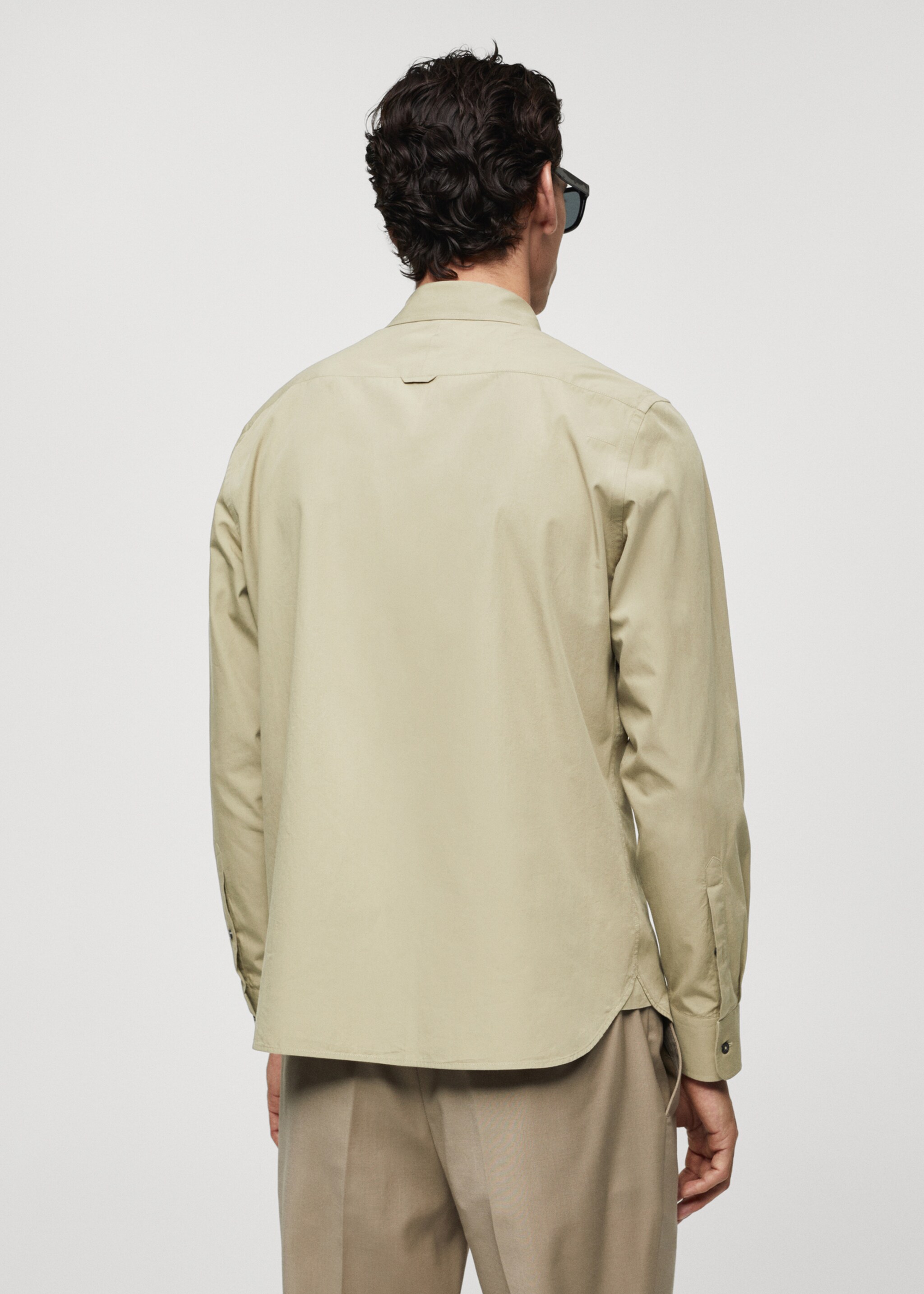 Camisa popelín bolsillo - Reverso del artículo