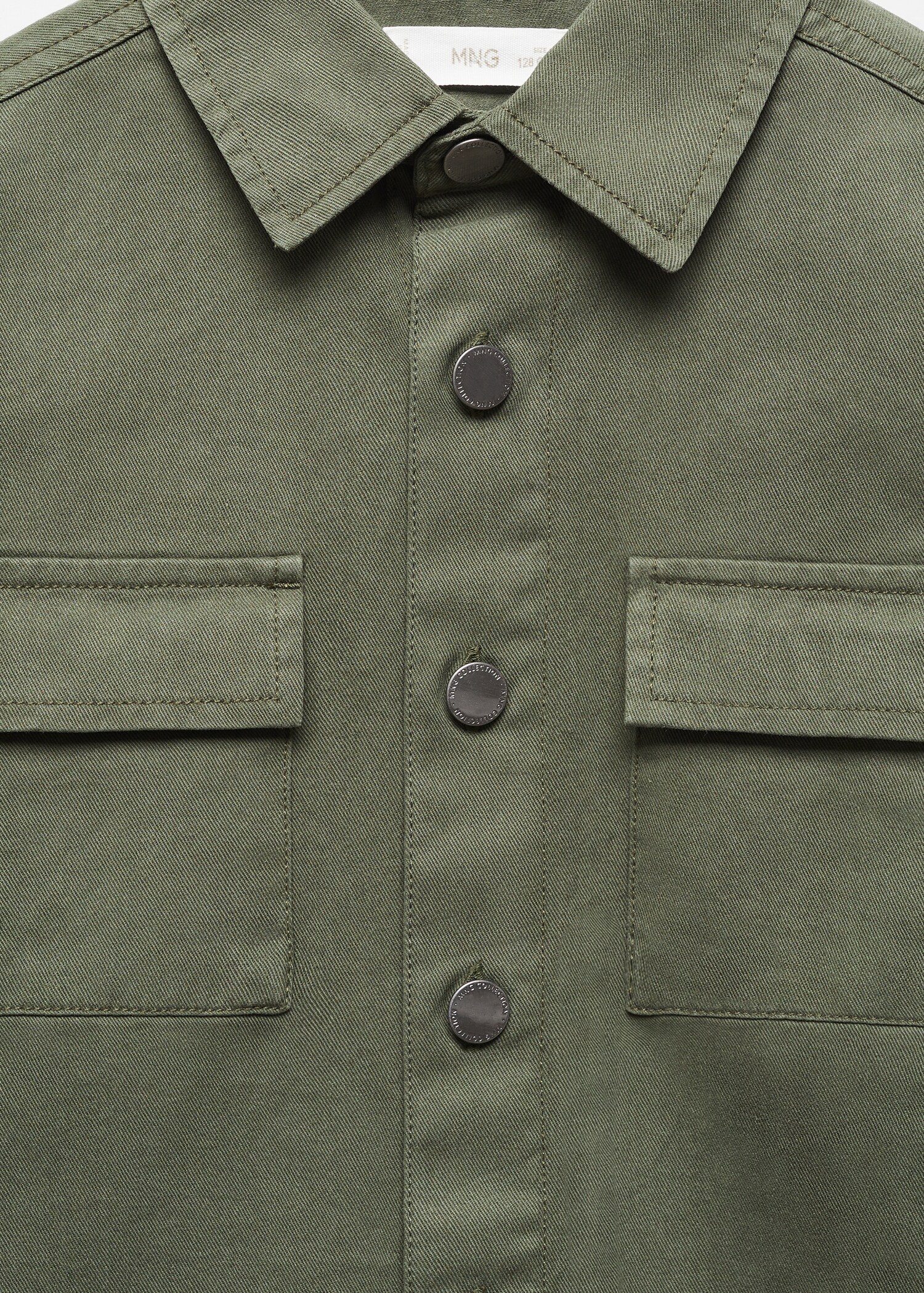 Pocket denim overshirt - Details of the article 8