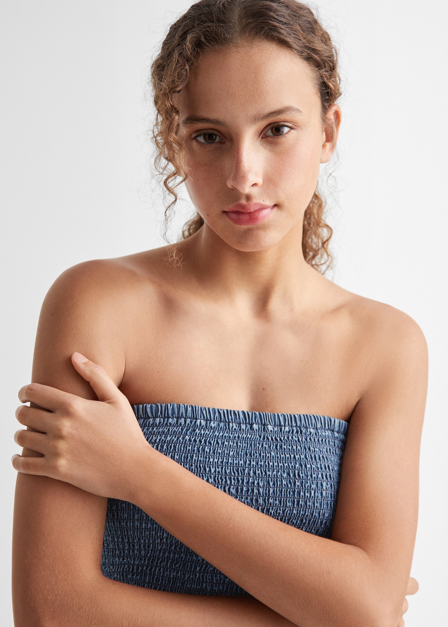 Bandeau-Top mit Borte - Detail des Artikels 1