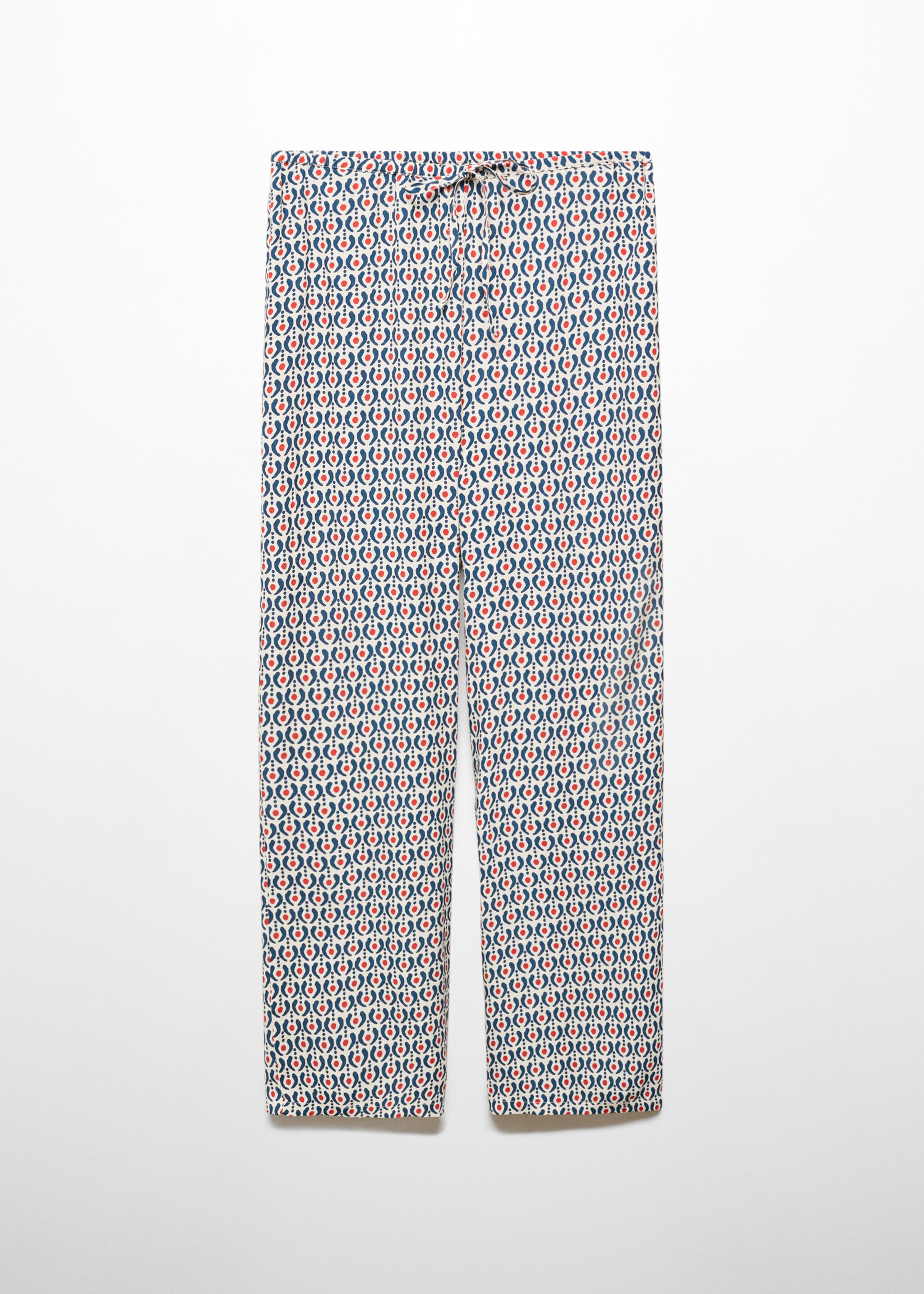 Pantaloni diritti stampati - Articolo senza modello