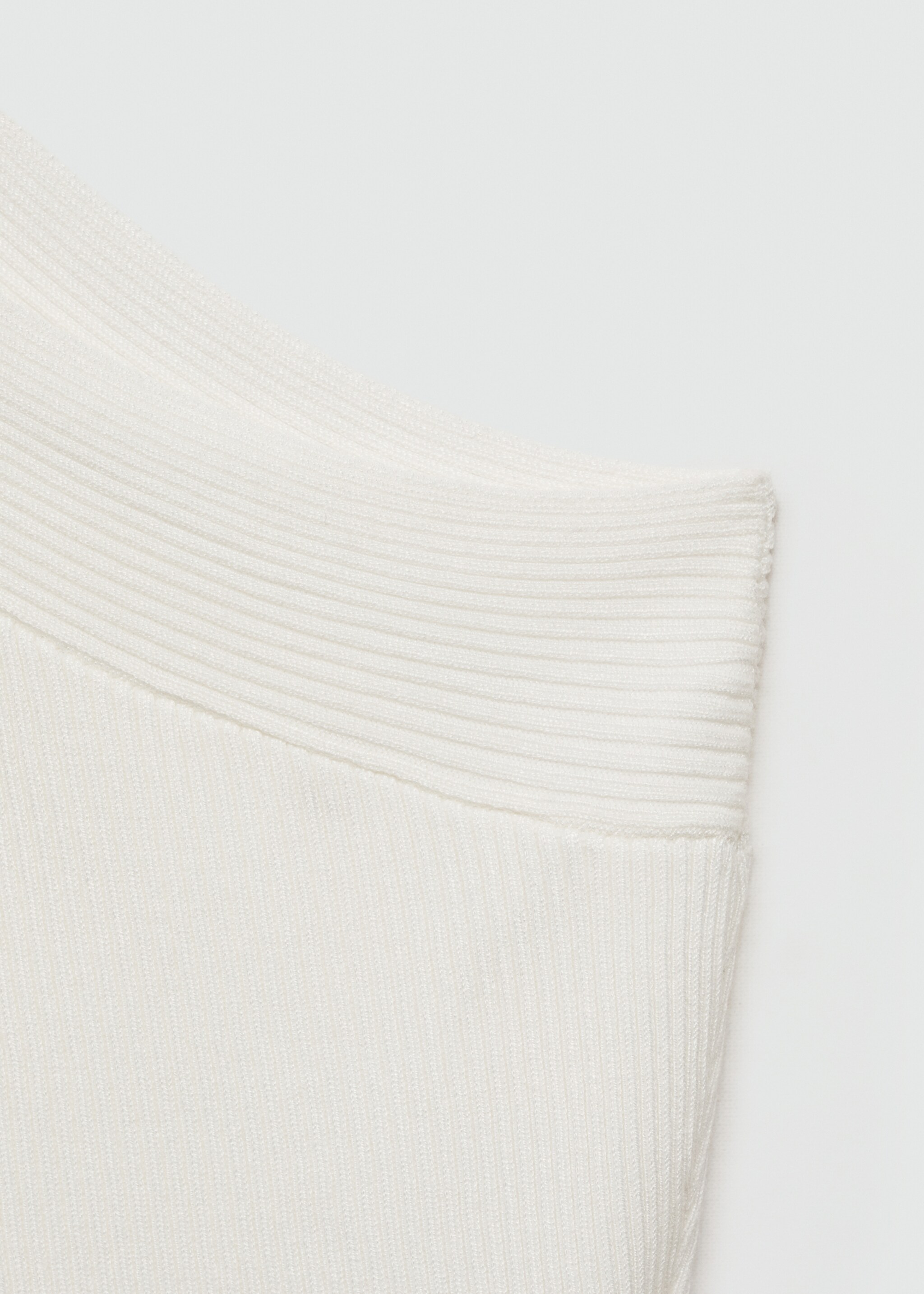 Jersey-Top in Wickel-Optik - Detail des Artikels 0, Cremeweiß. Ref: 67074467-00.