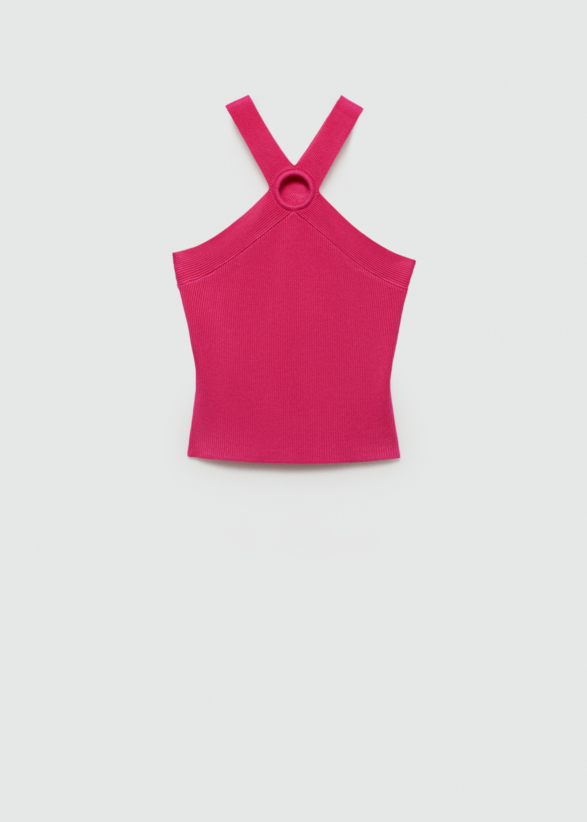 Jersey-Top in Wickel-Optik - Artikel ohne Model, Fuchsia. Ref: 67074467-00.