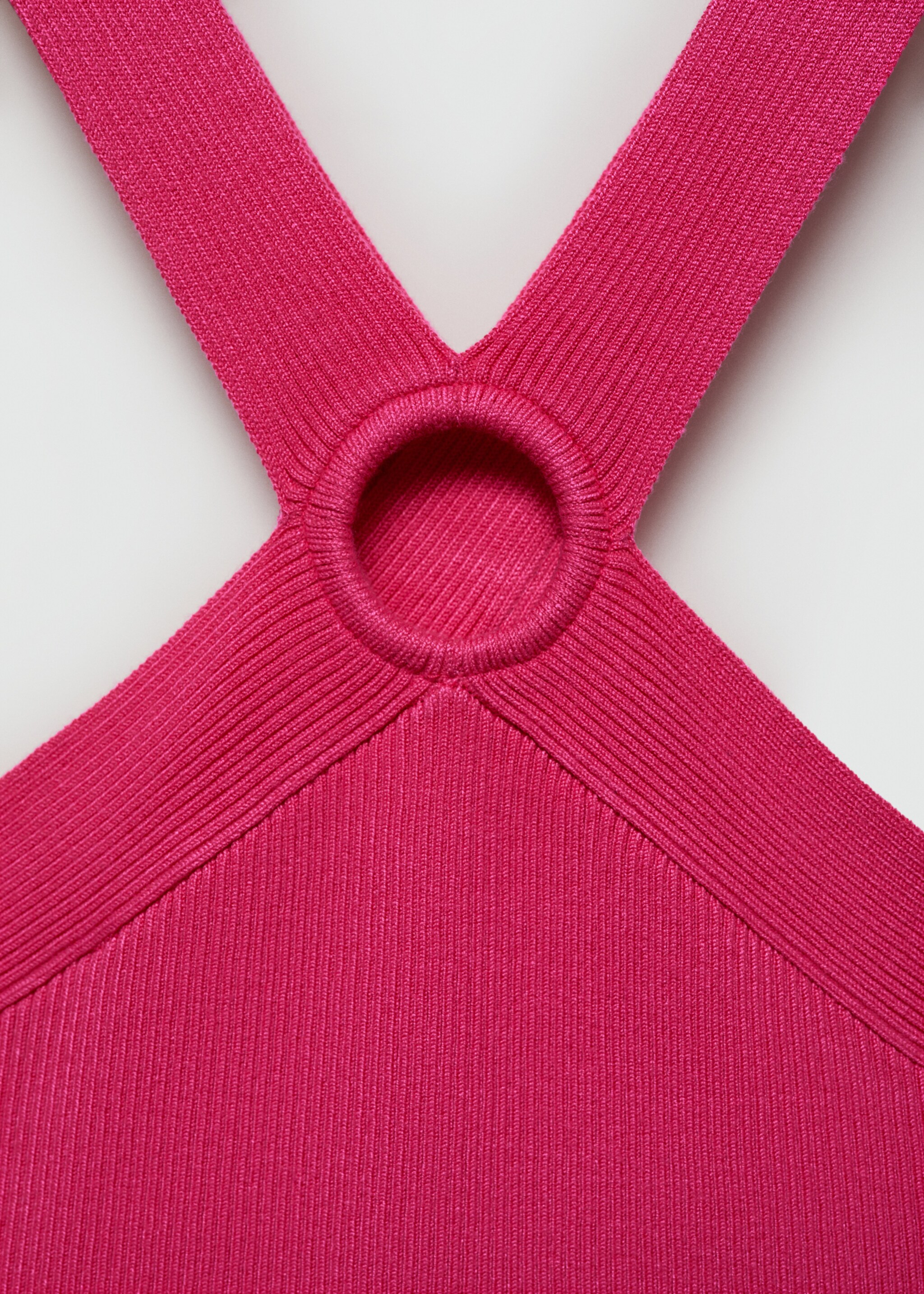 Jersey-Top in Wickel-Optik - Detail des Artikels 8, Fuchsia. Ref: 67074467-00.