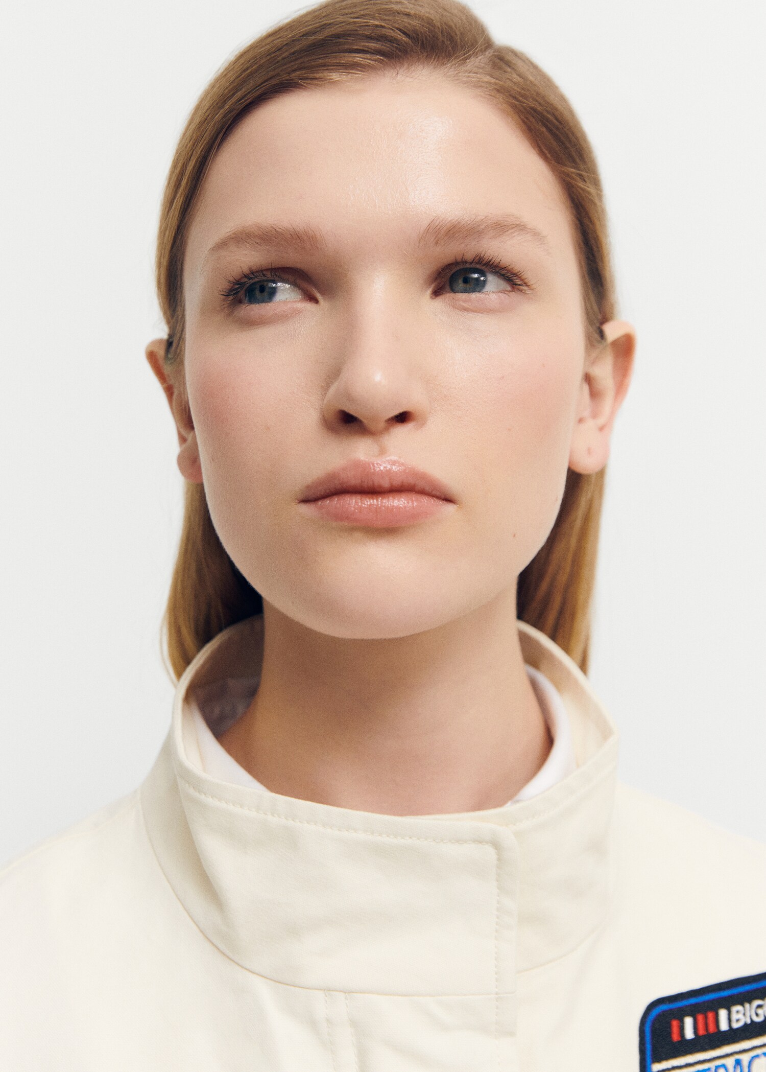 Cotton racing jacket with patches - Details of the article 1