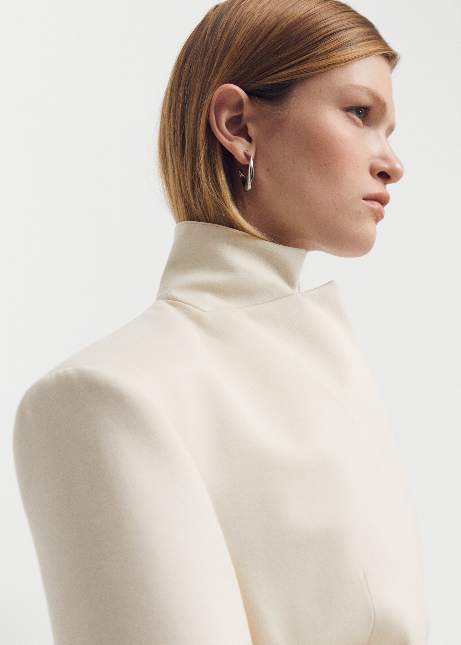 Belt structured blazer - Details of the article 1