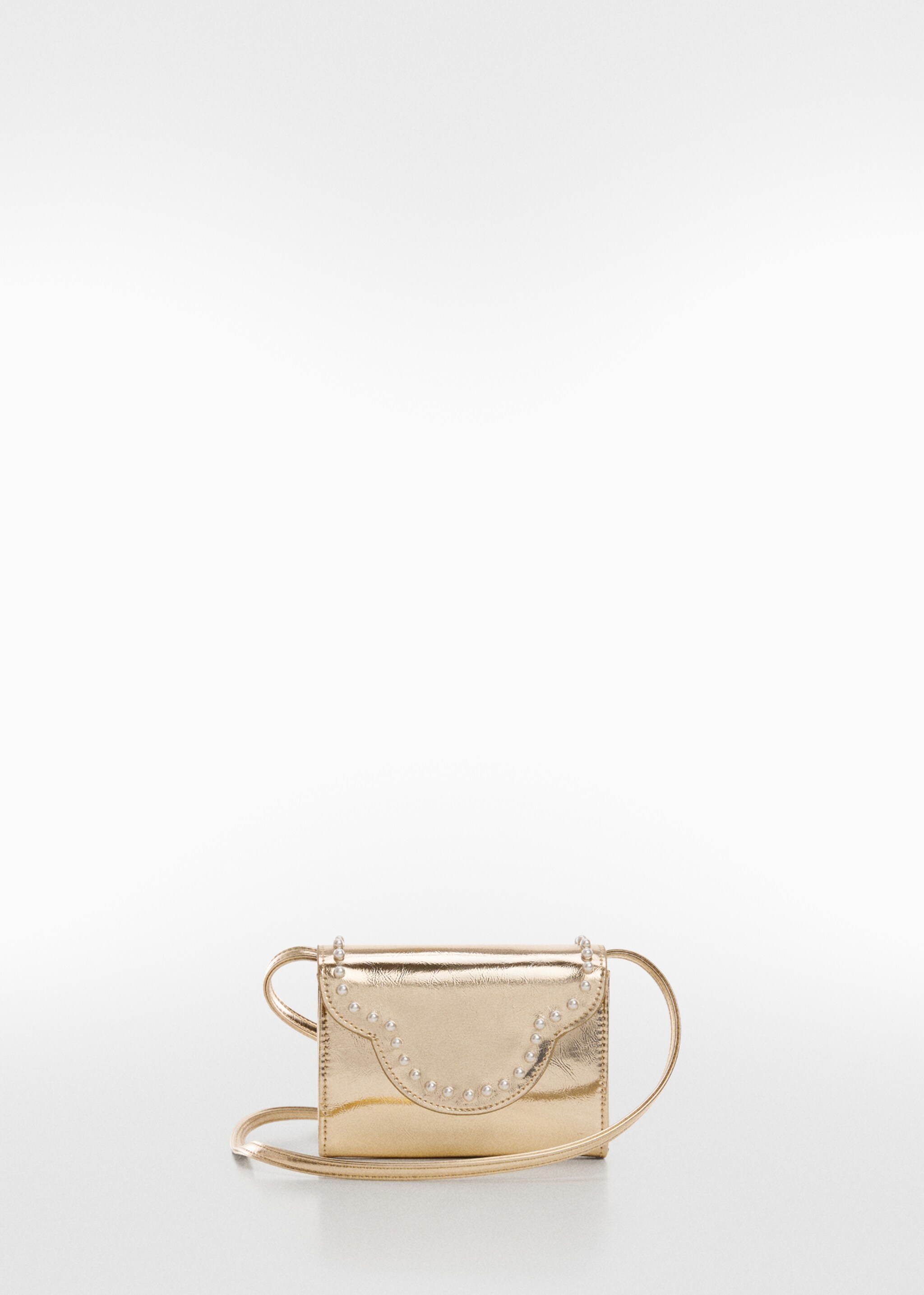 Metallic pearl bag - Article without model, Gold. Ref: 67074769-00.