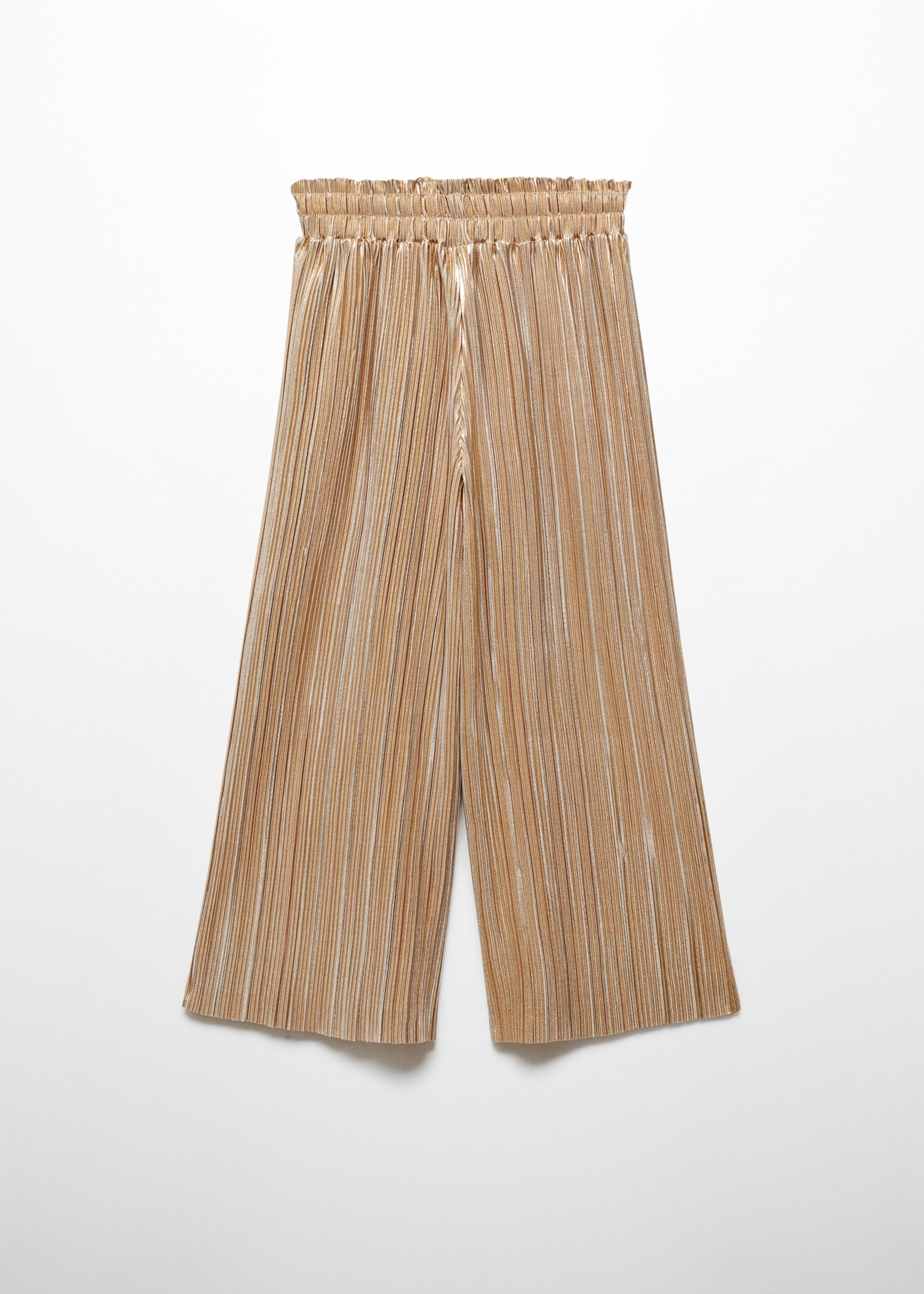 Rechte metallic broek - Achterkant van het artikel
