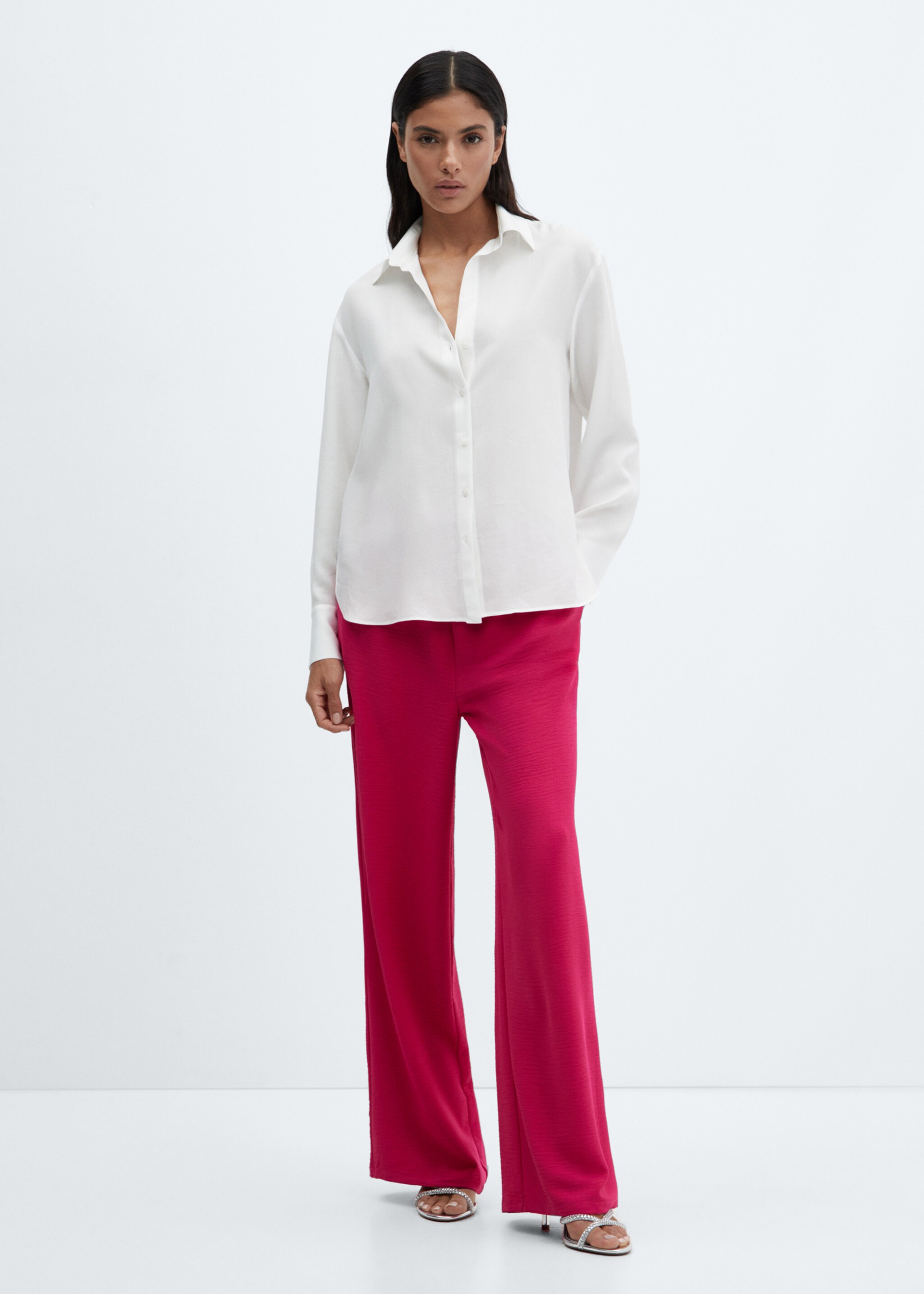 Wideleg-Hose mit Stretchbund - Detail des Artikels 2